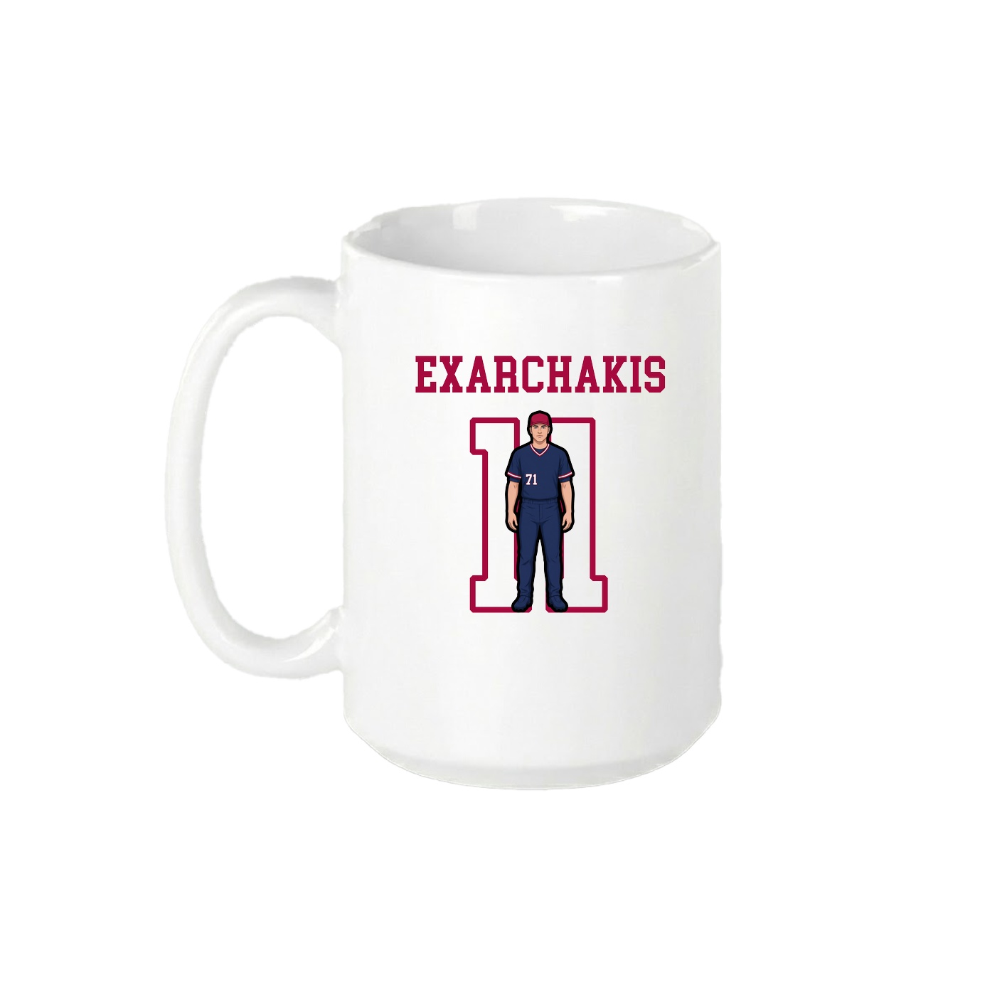15oz Coffee Mug — Shirsey in White
