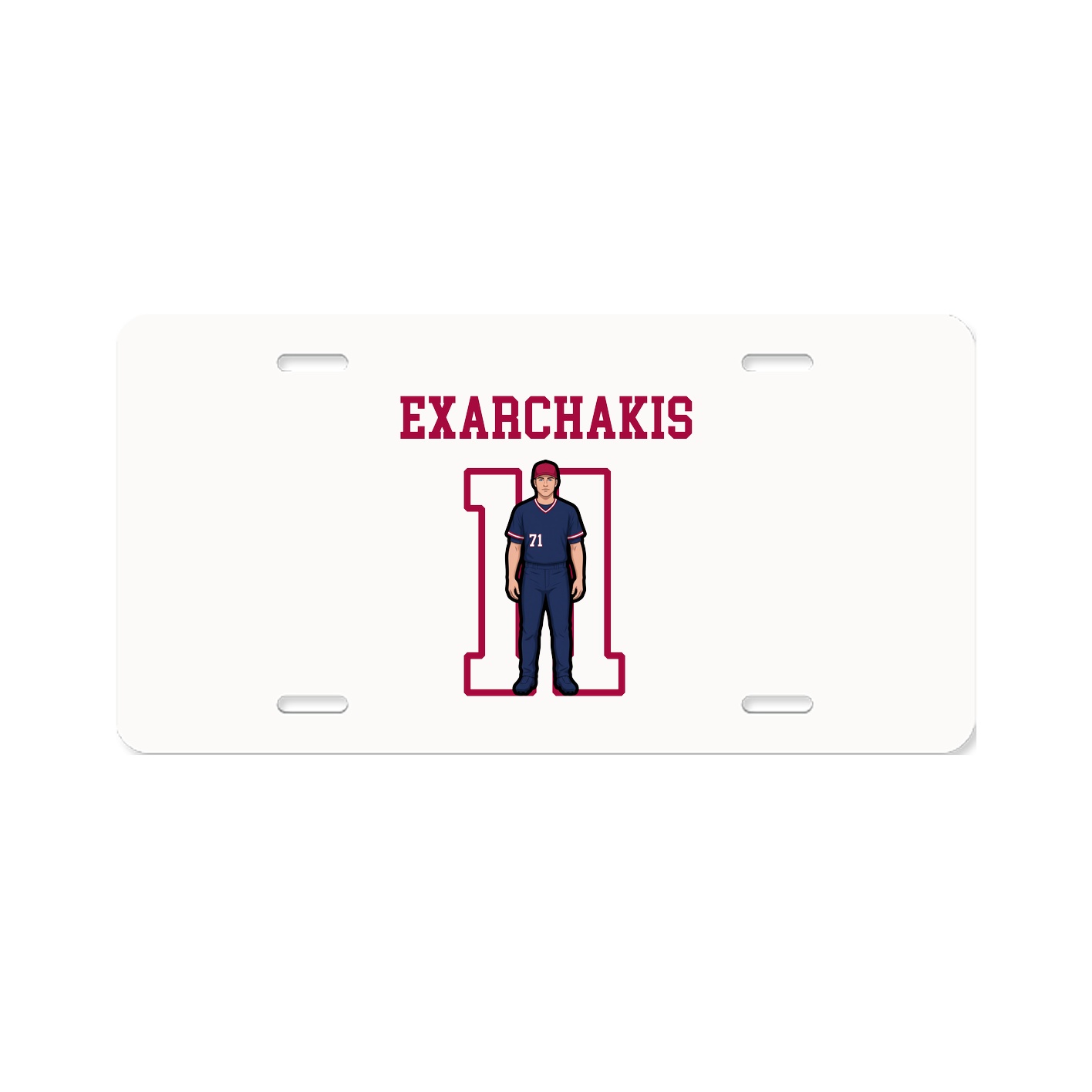 License Plate — Shirsey in Classic