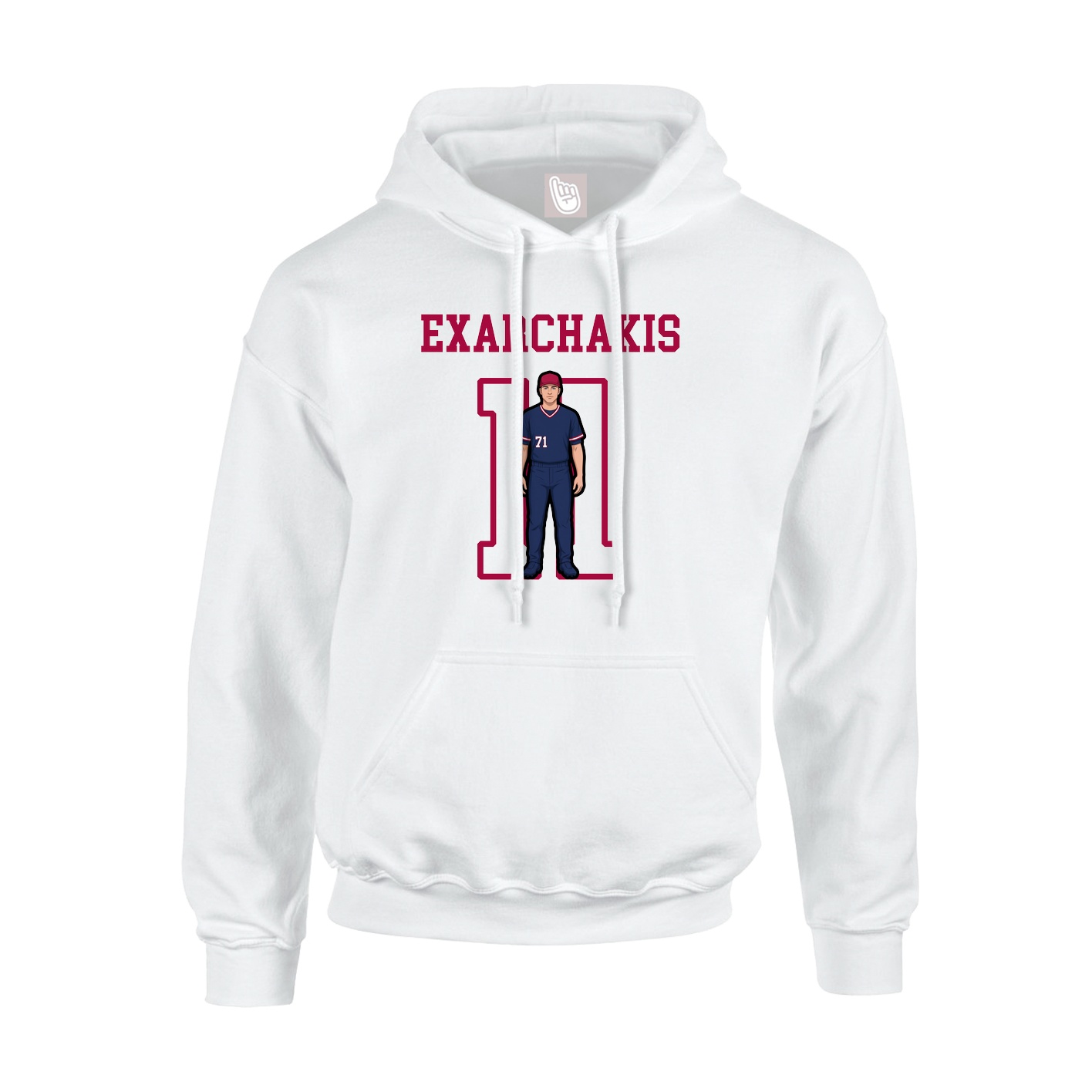 Youth Hoodie — Shirsey in White