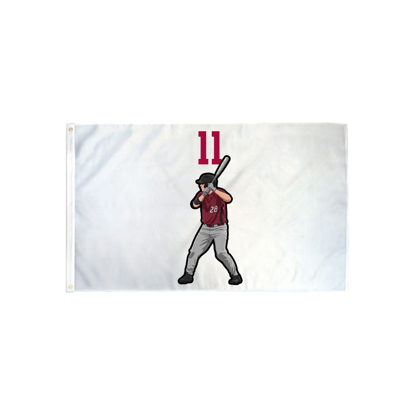 3x5 Flag — Number Top in Classic
