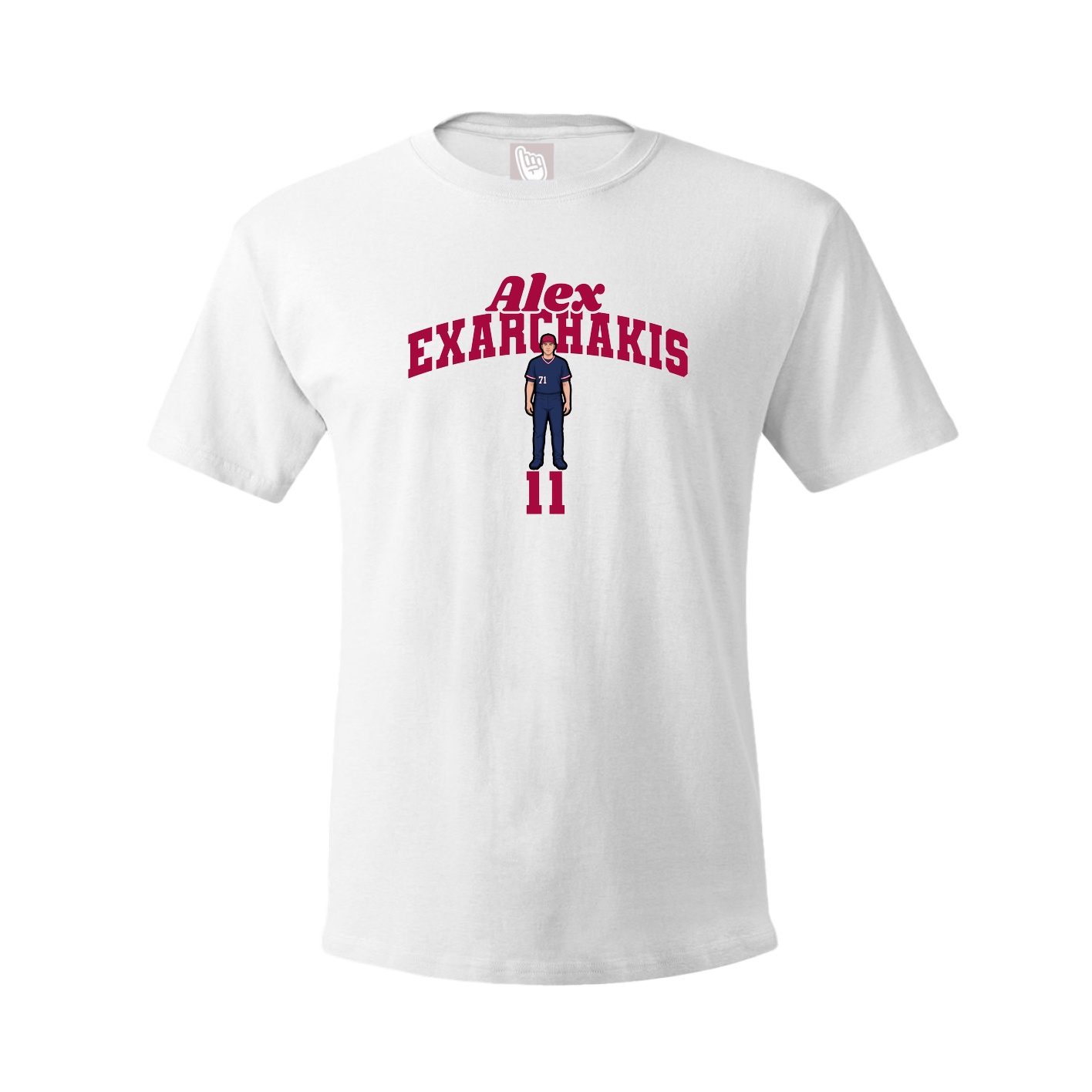 Youth Tee — Signature Arch in White