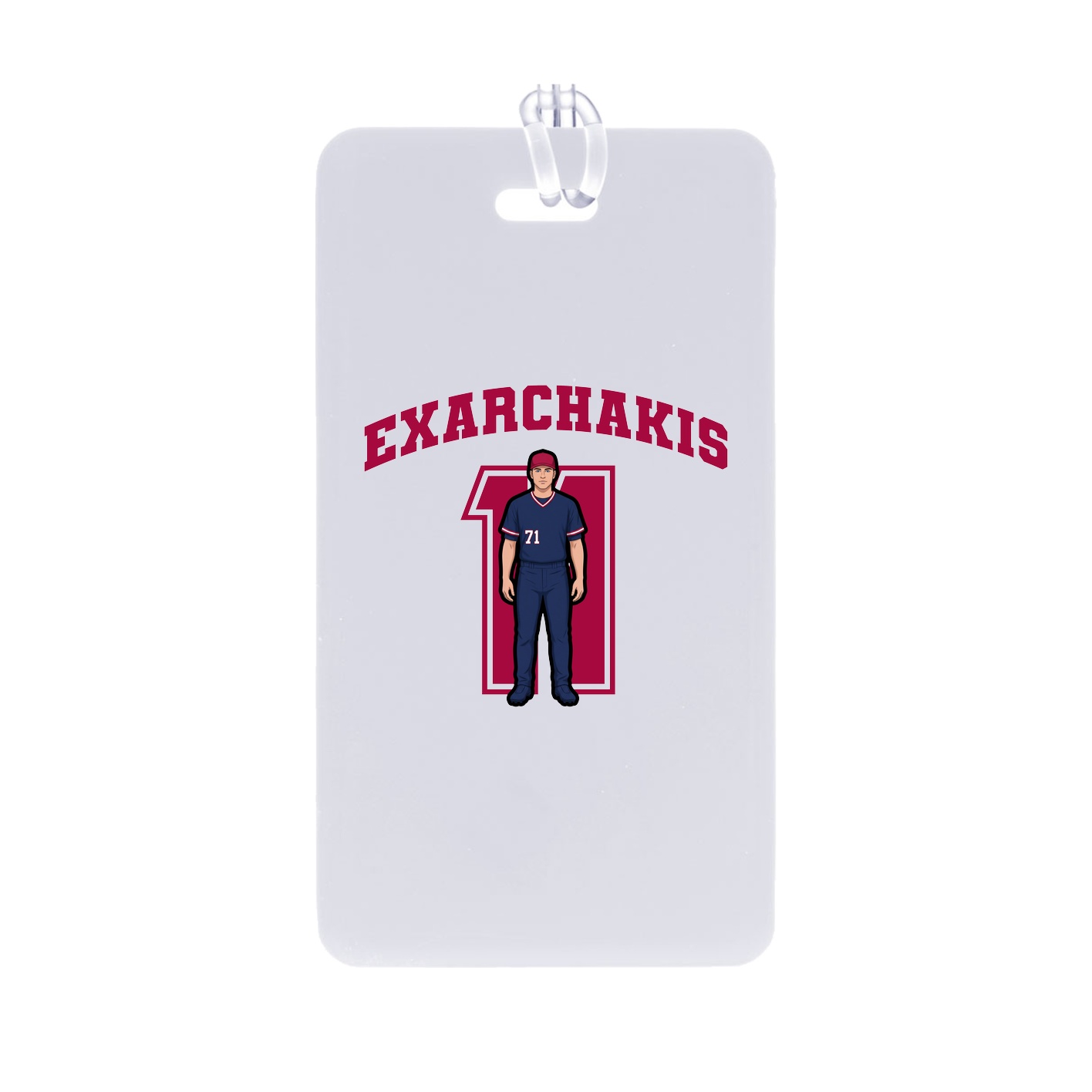 Bag Tag — Number in Classic