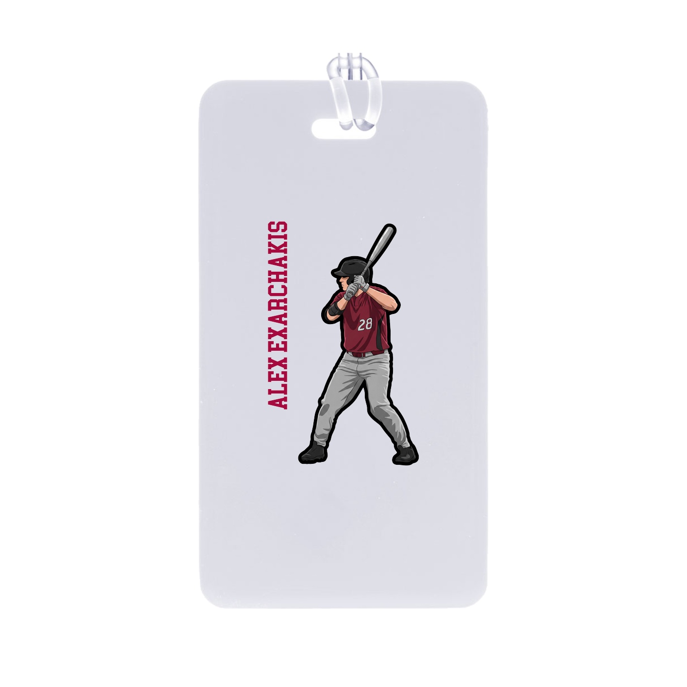 Bag Tag — Name Vertical in Classic