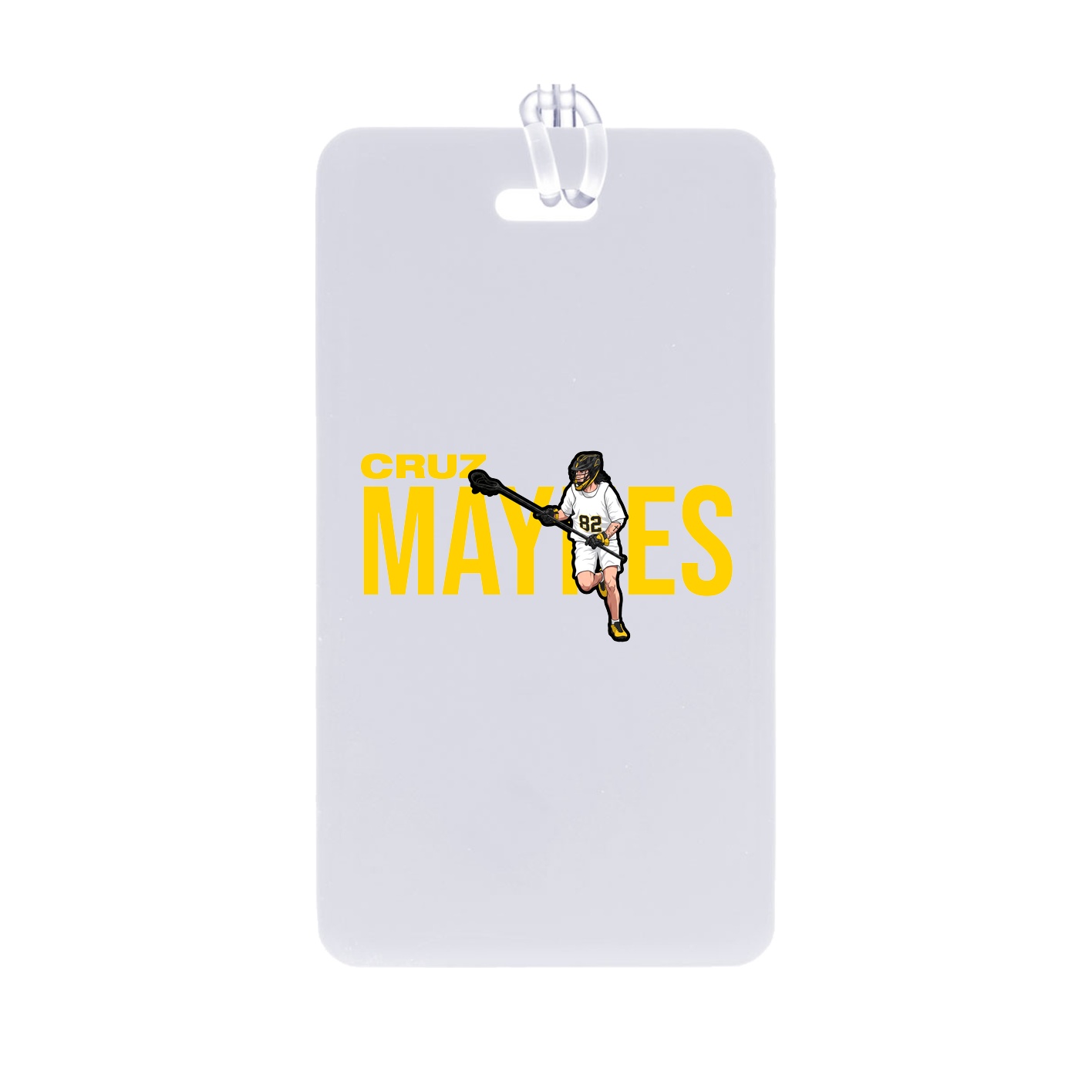 Bag Tag — Player Name in Classic