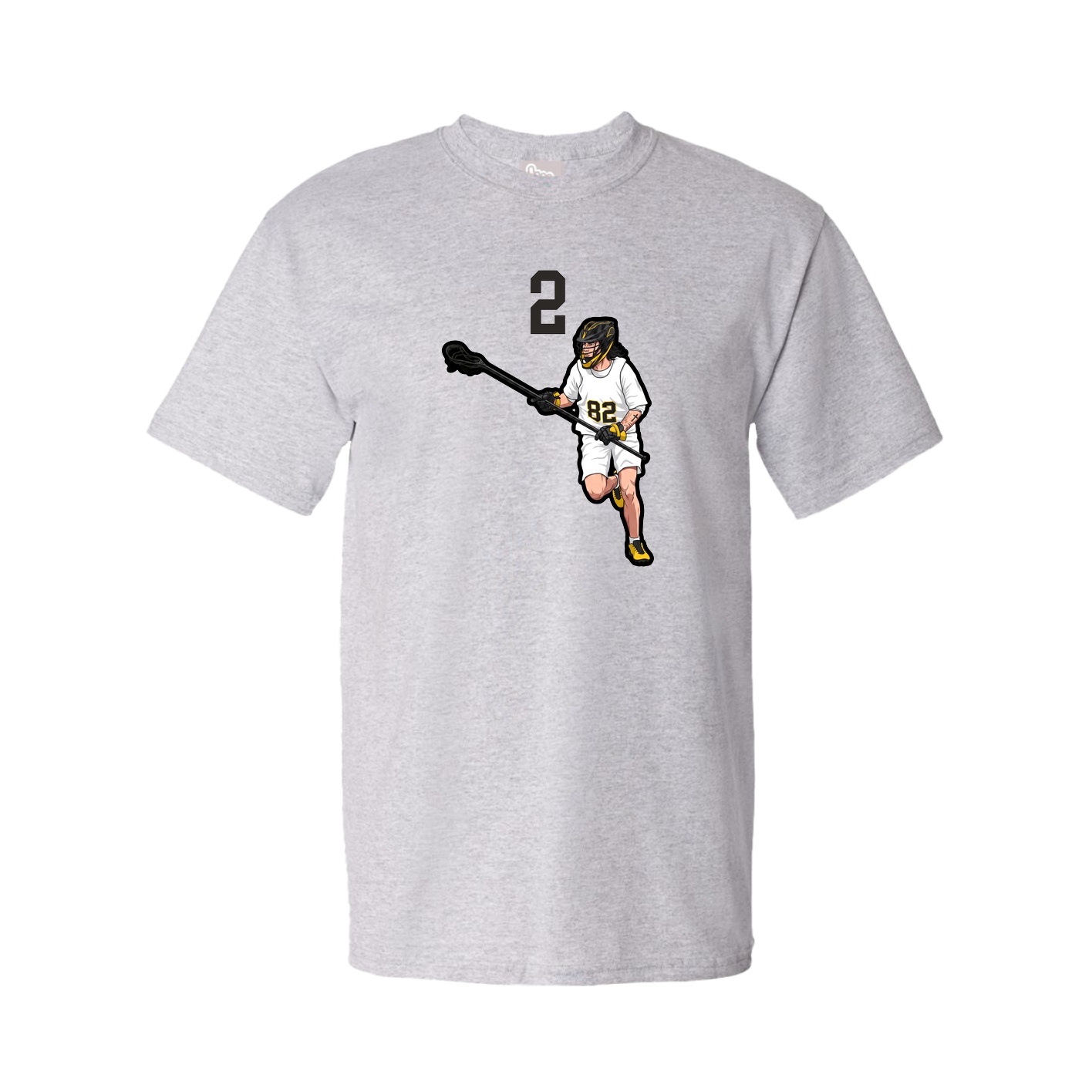 Tee — Number Top in Grey