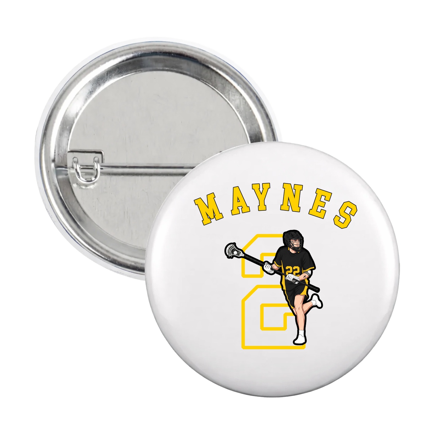 Game Day Button — Shirsey Arch in White