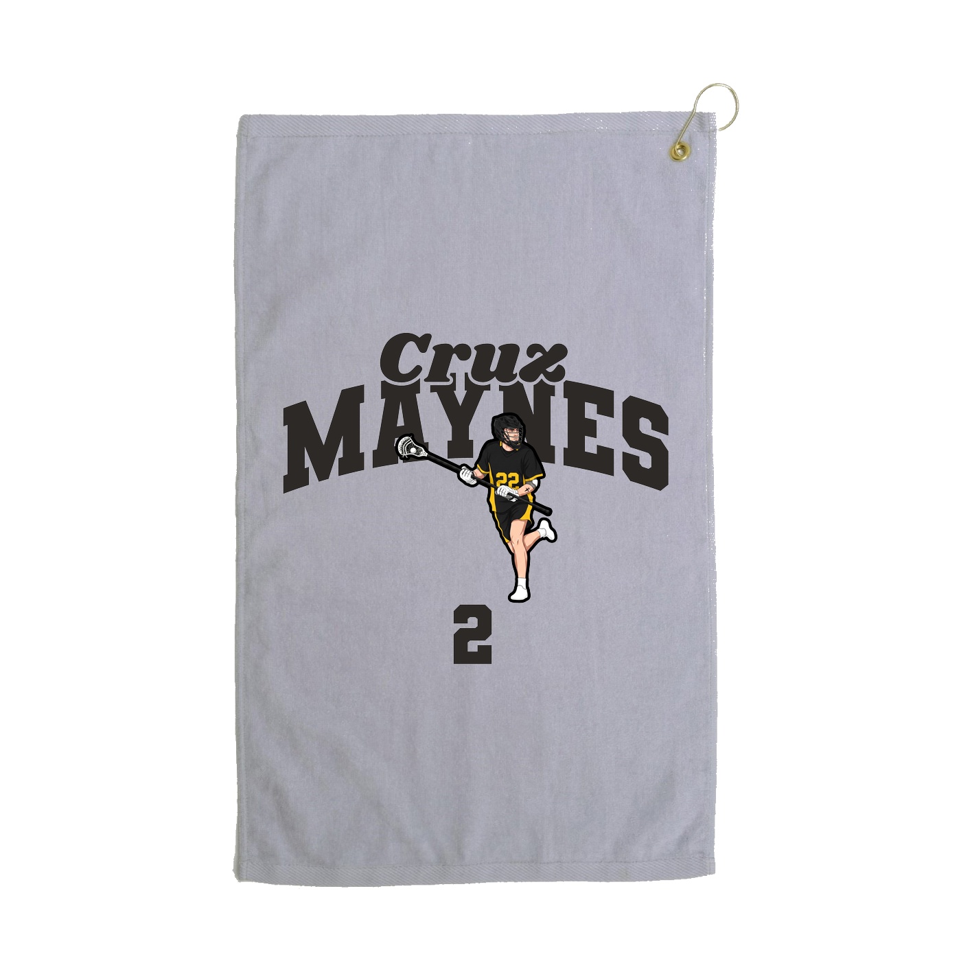 Golf Towel — Signature Arch in Grey