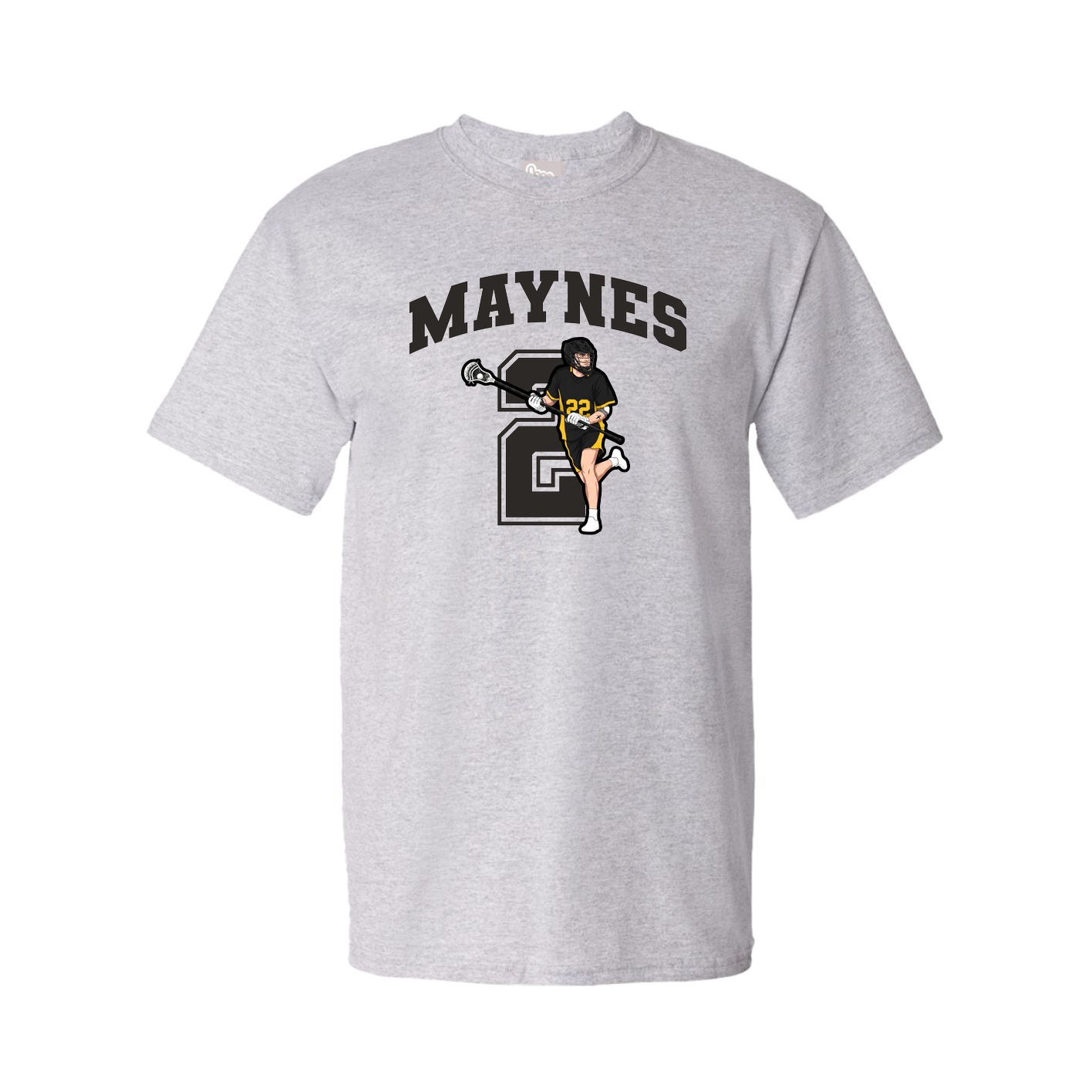 Youth Tee — Number in Grey