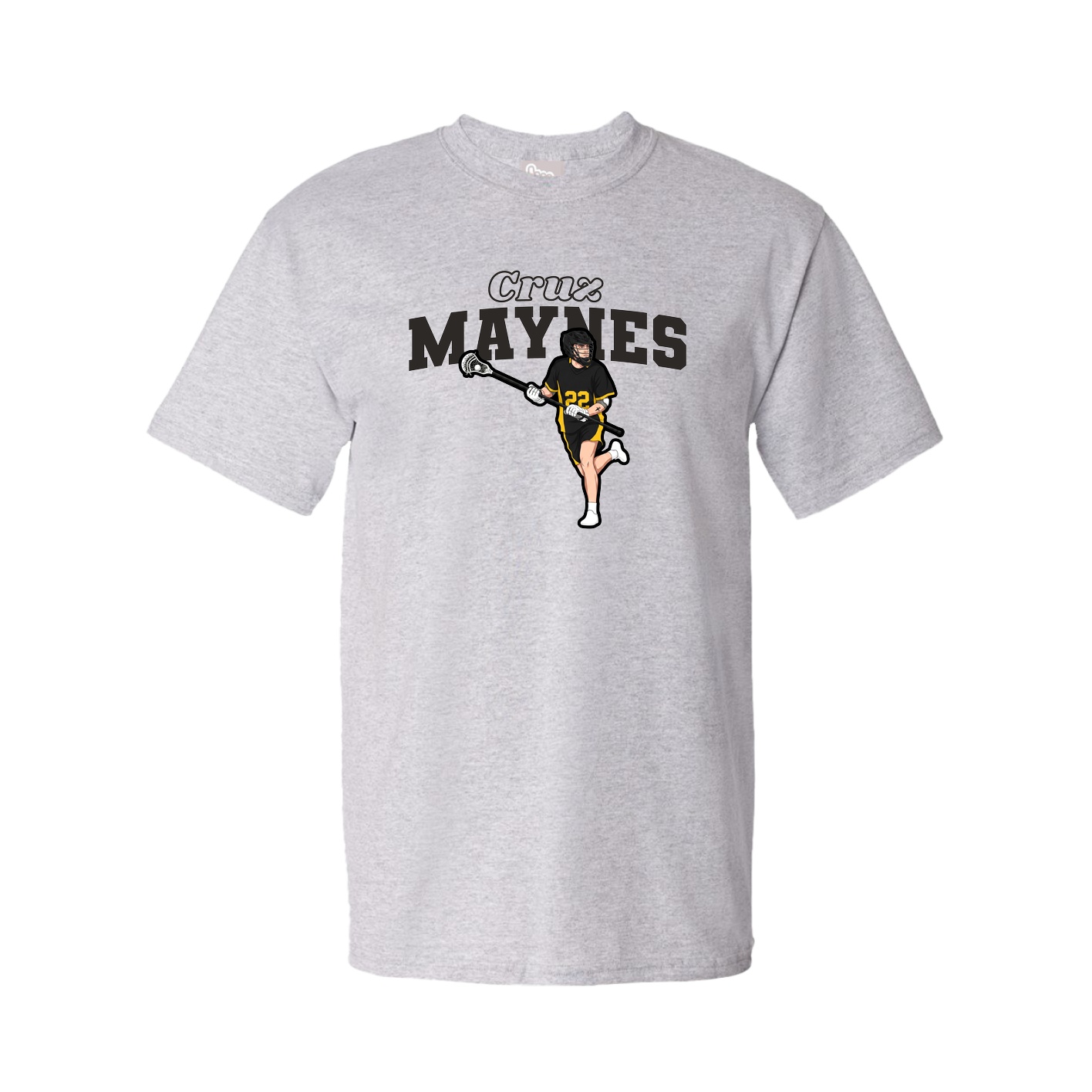 Tee — Name Arch in Grey