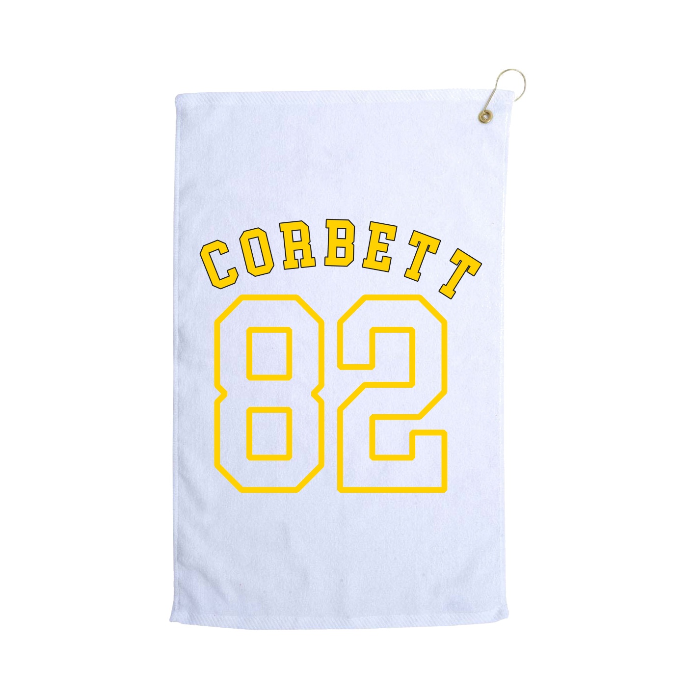 Golf Towel — Shirsey Arch in White