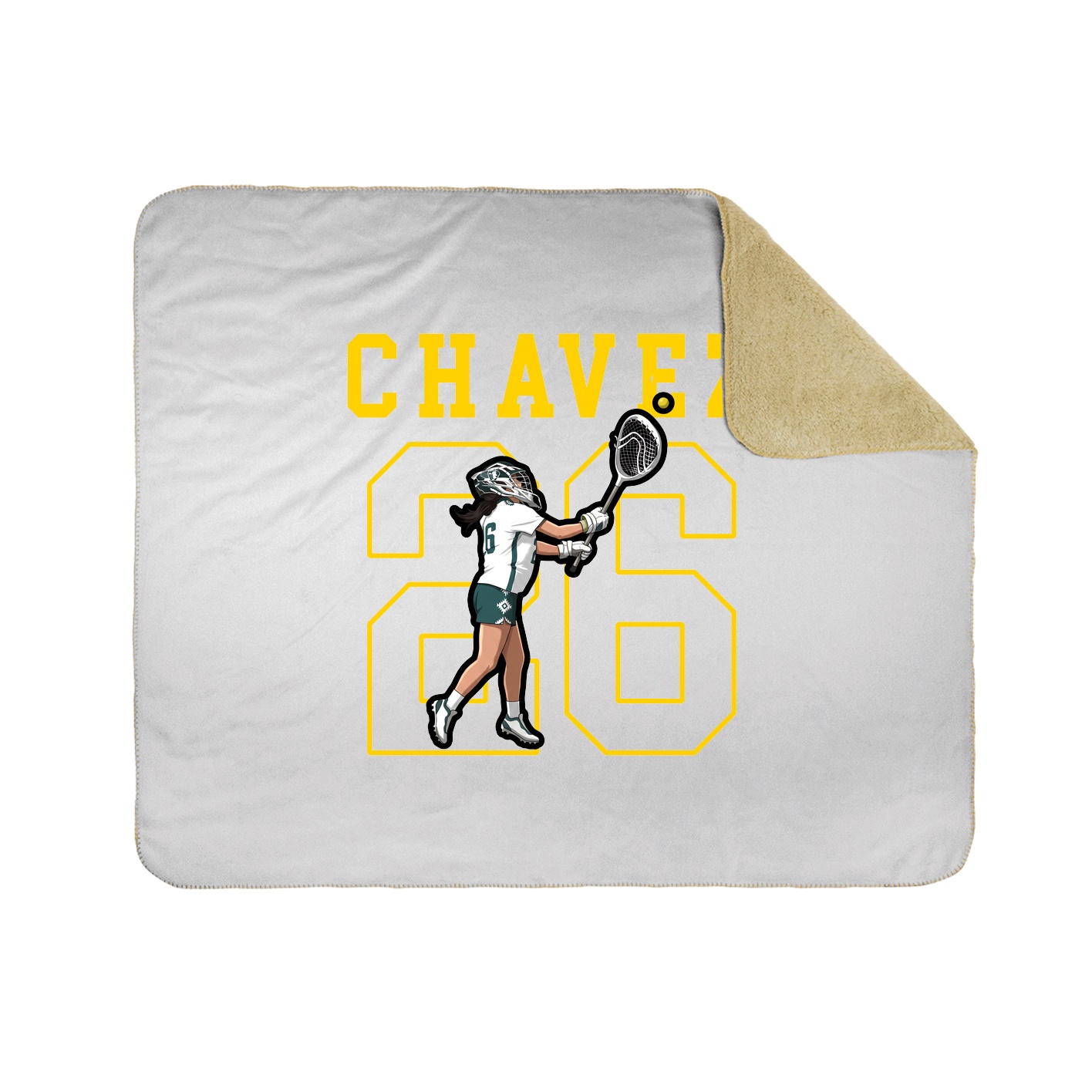 Throw Blanket — Shirsey in White