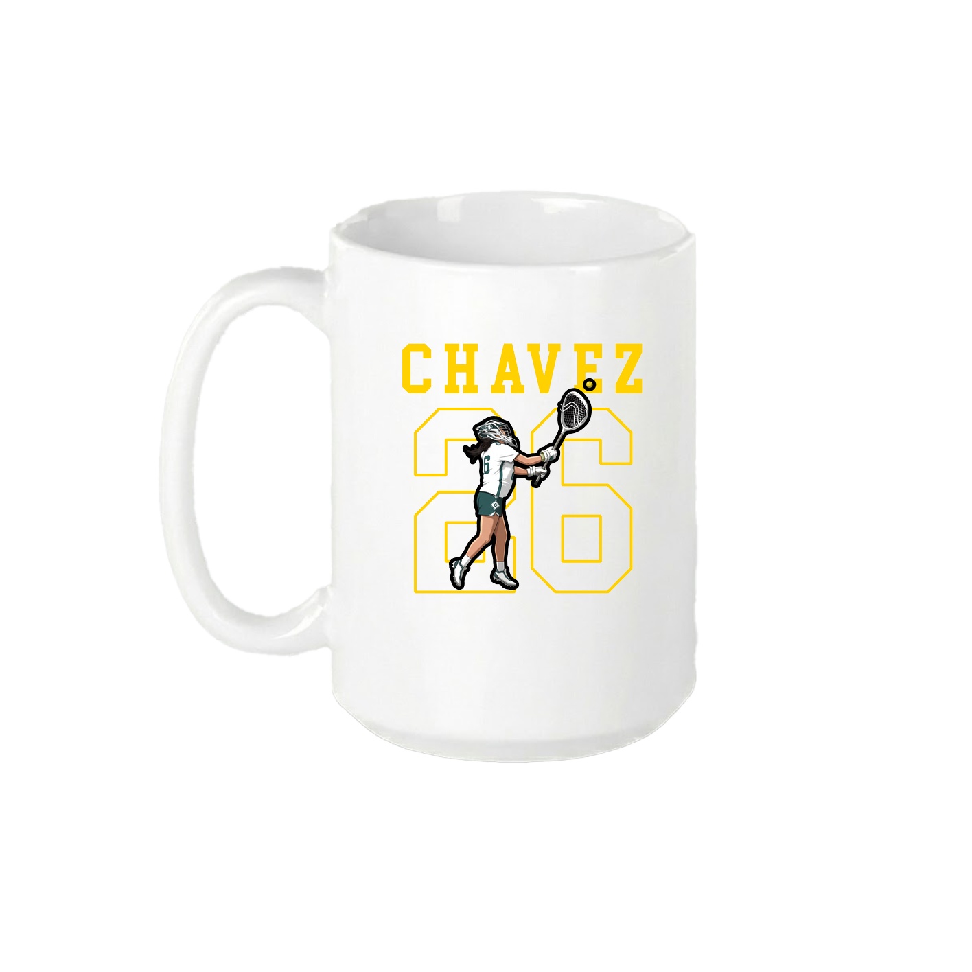 15oz Coffee Mug — Shirsey in White