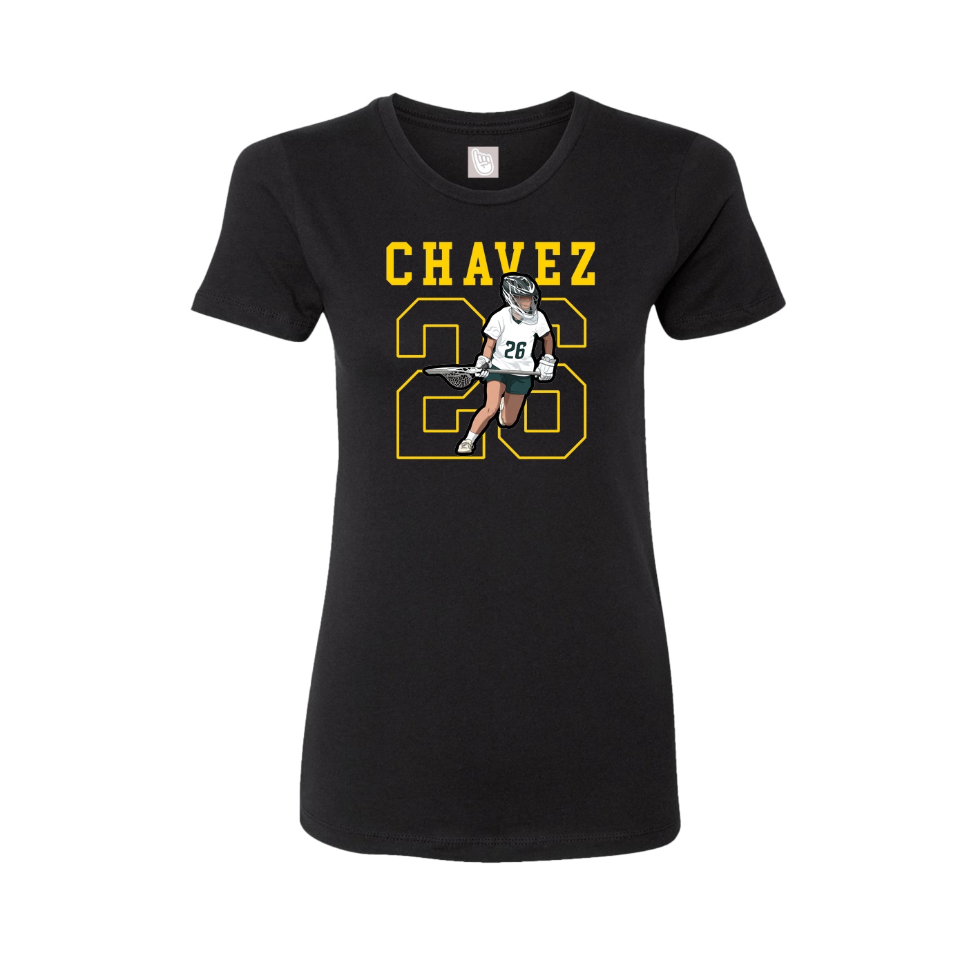 Fitted Women's Tee — Shirsey in Black