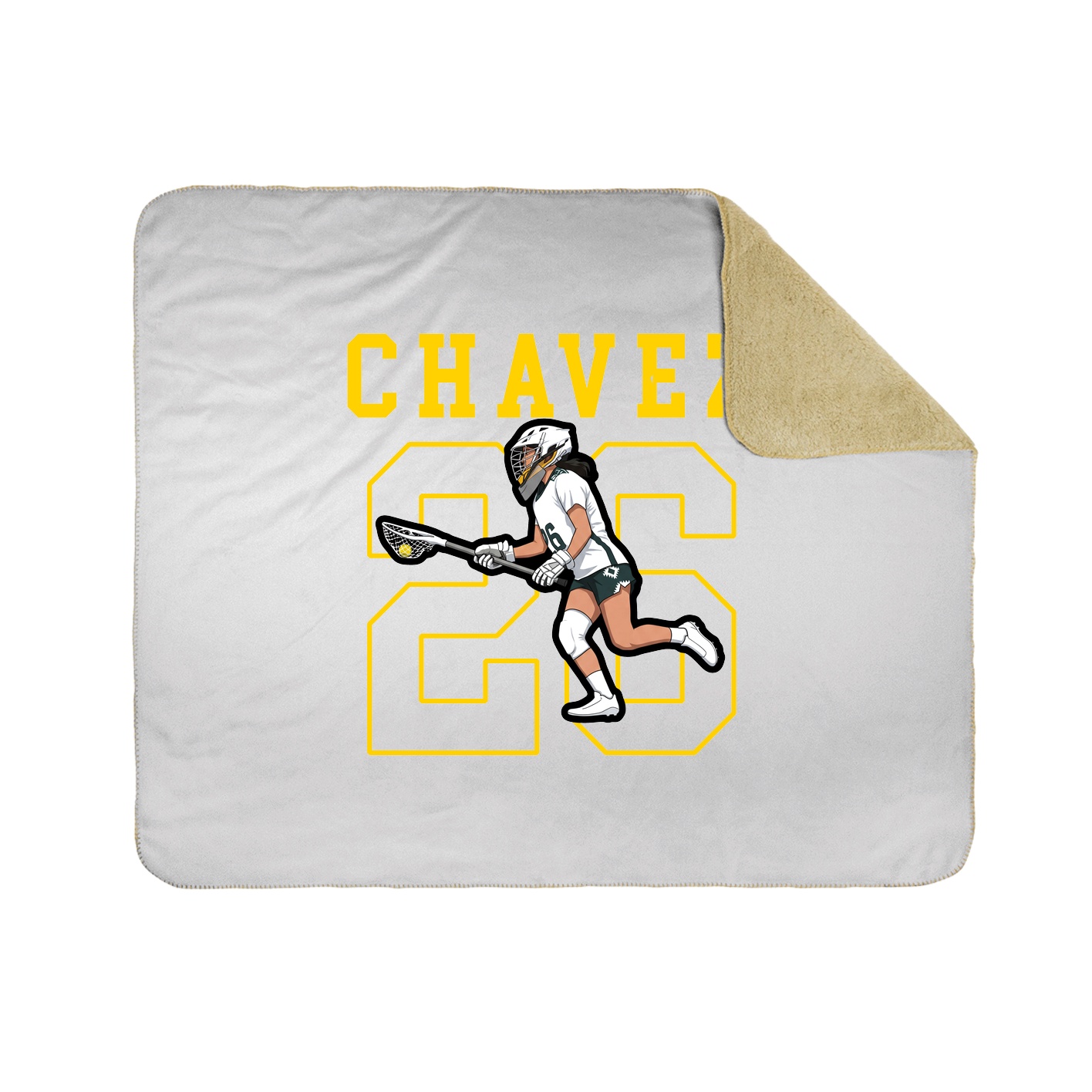 Throw Blanket — Shirsey in White