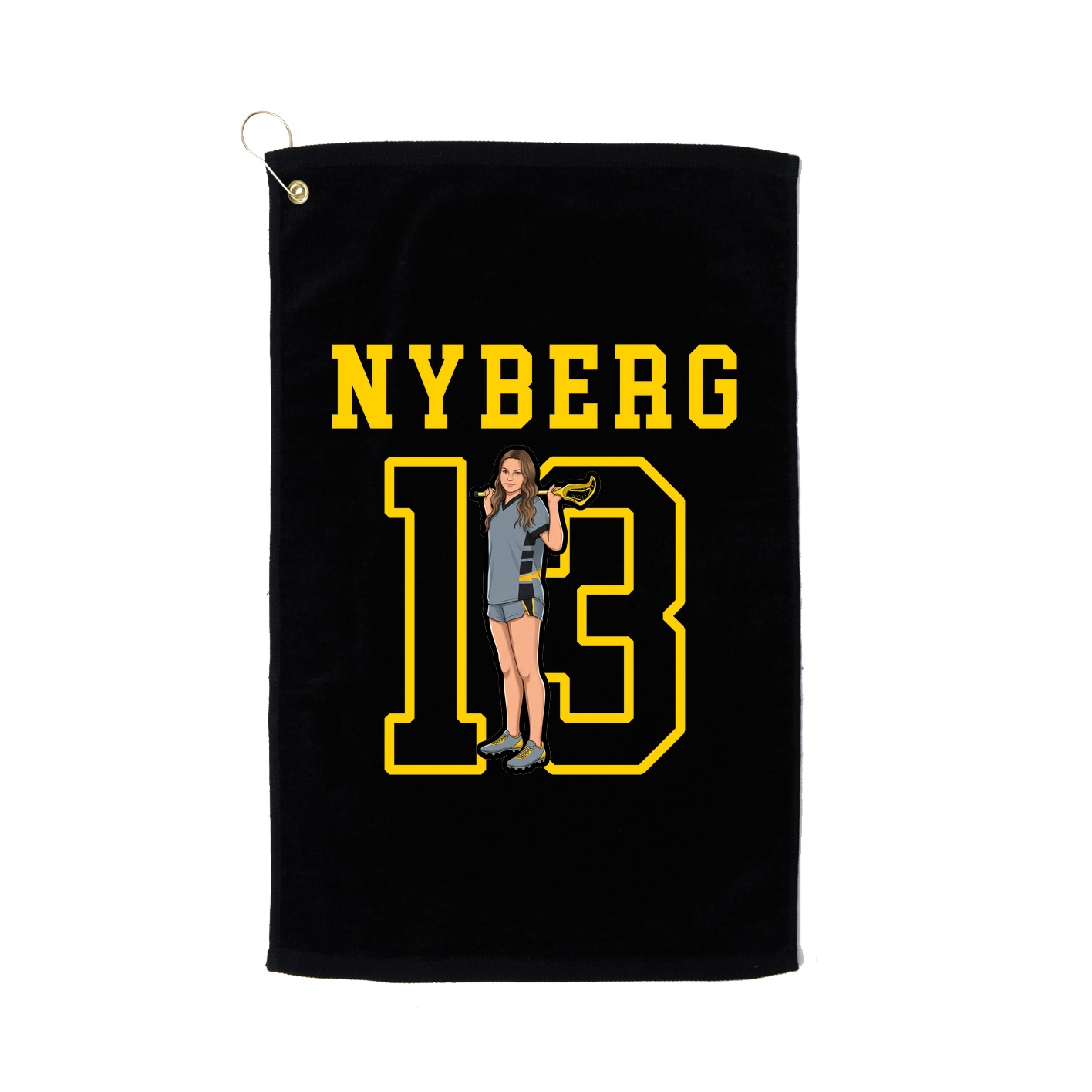 Golf Towel — Shirsey in Black