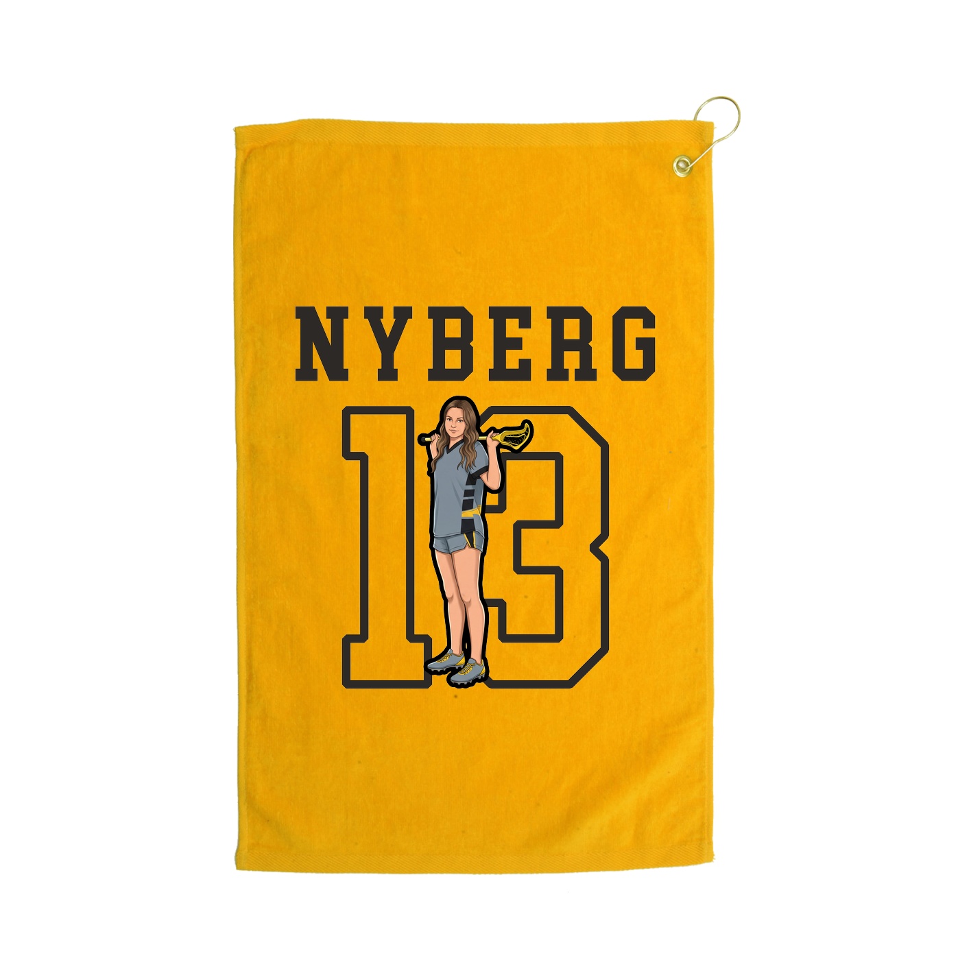 Golf Towel — Shirsey in Gold