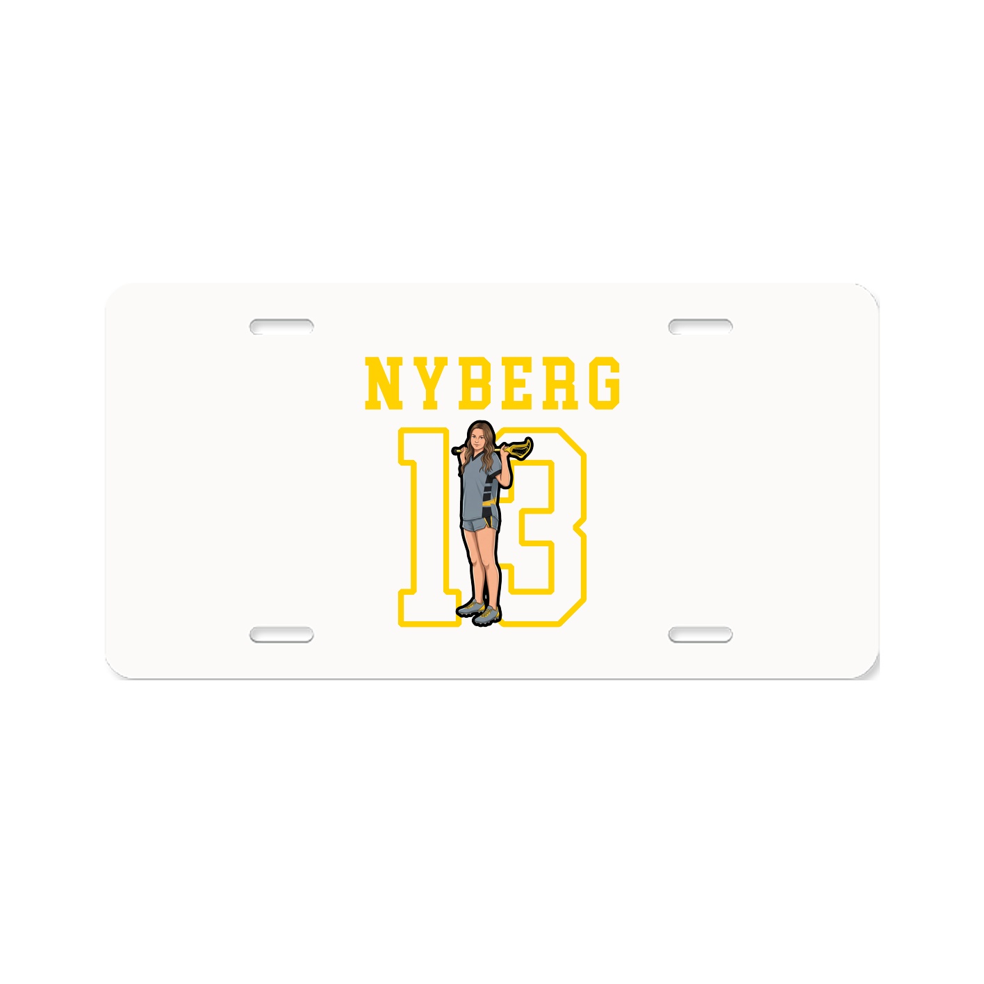 License Plate — Shirsey in Classic