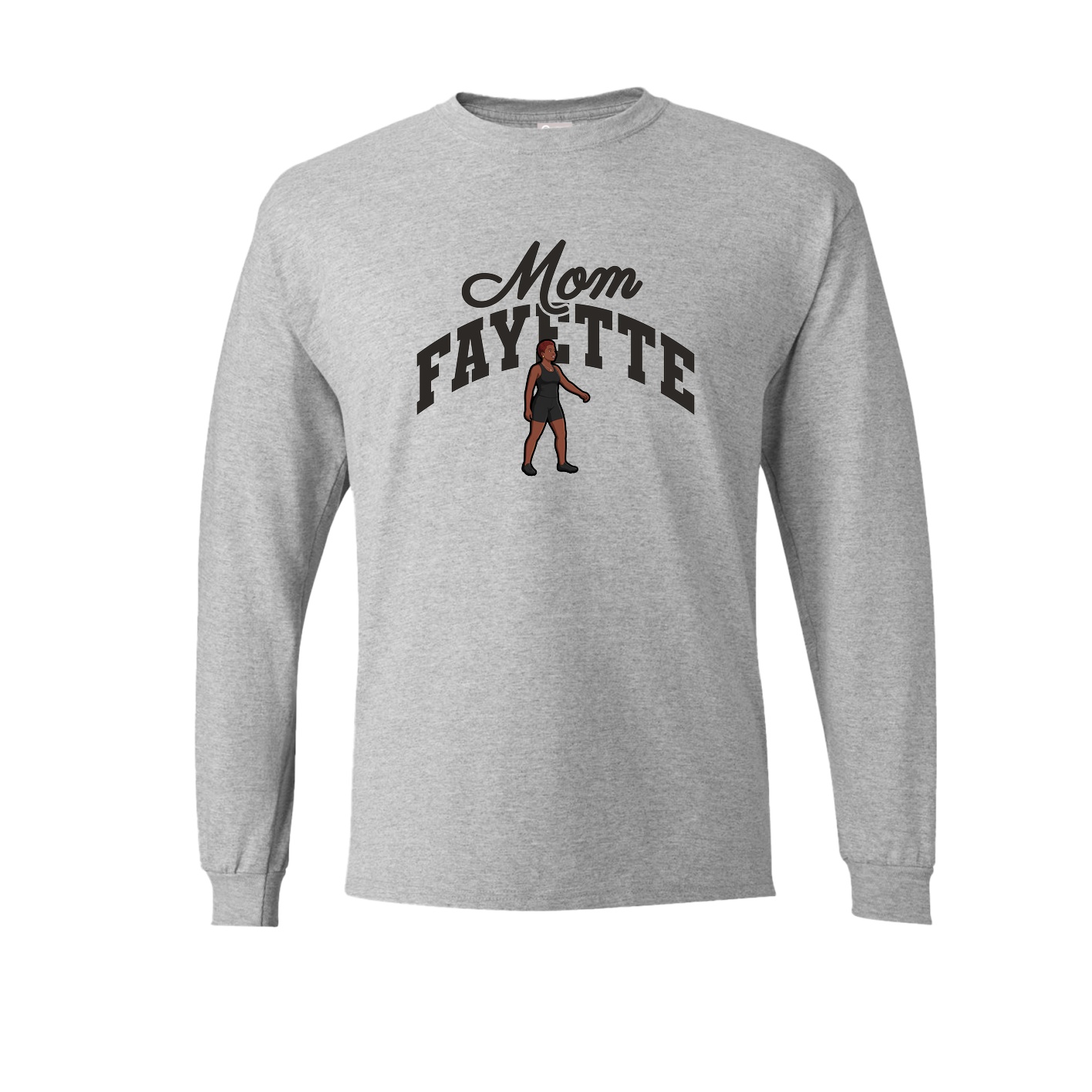 Long Sleeve Tee — Mothers Day Arch in Grey