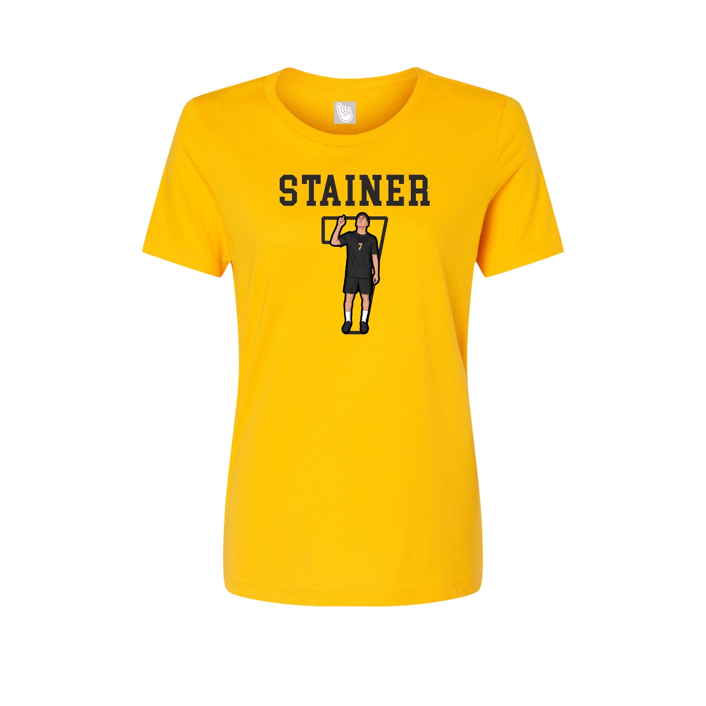 Fitted Women's Tee — Shirsey in Gold
