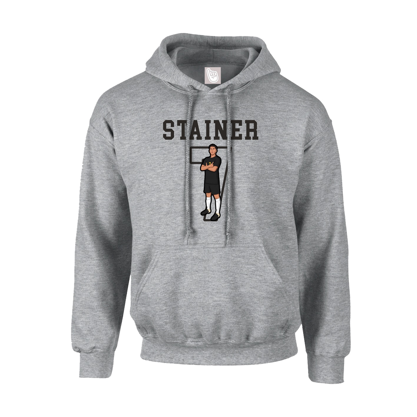 Youth Hoodie — Shirsey in Grey
