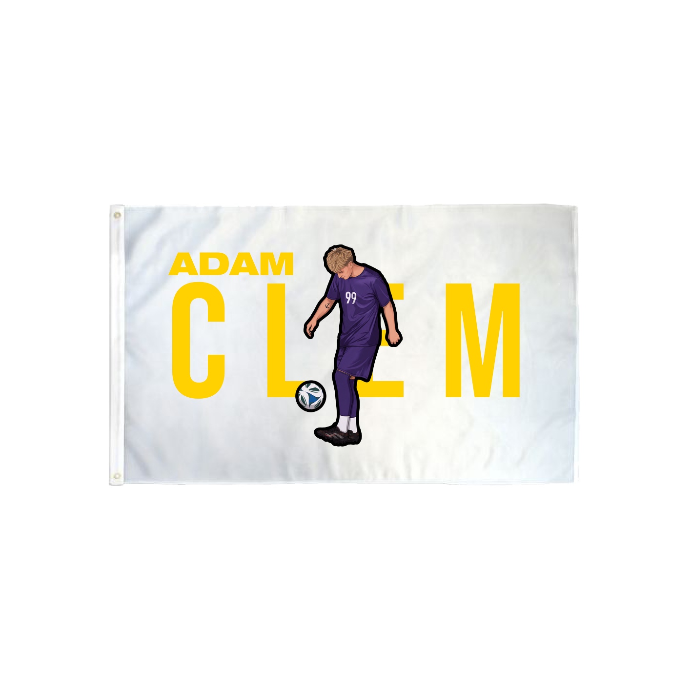 3x5 Flag — Player Name in Classic