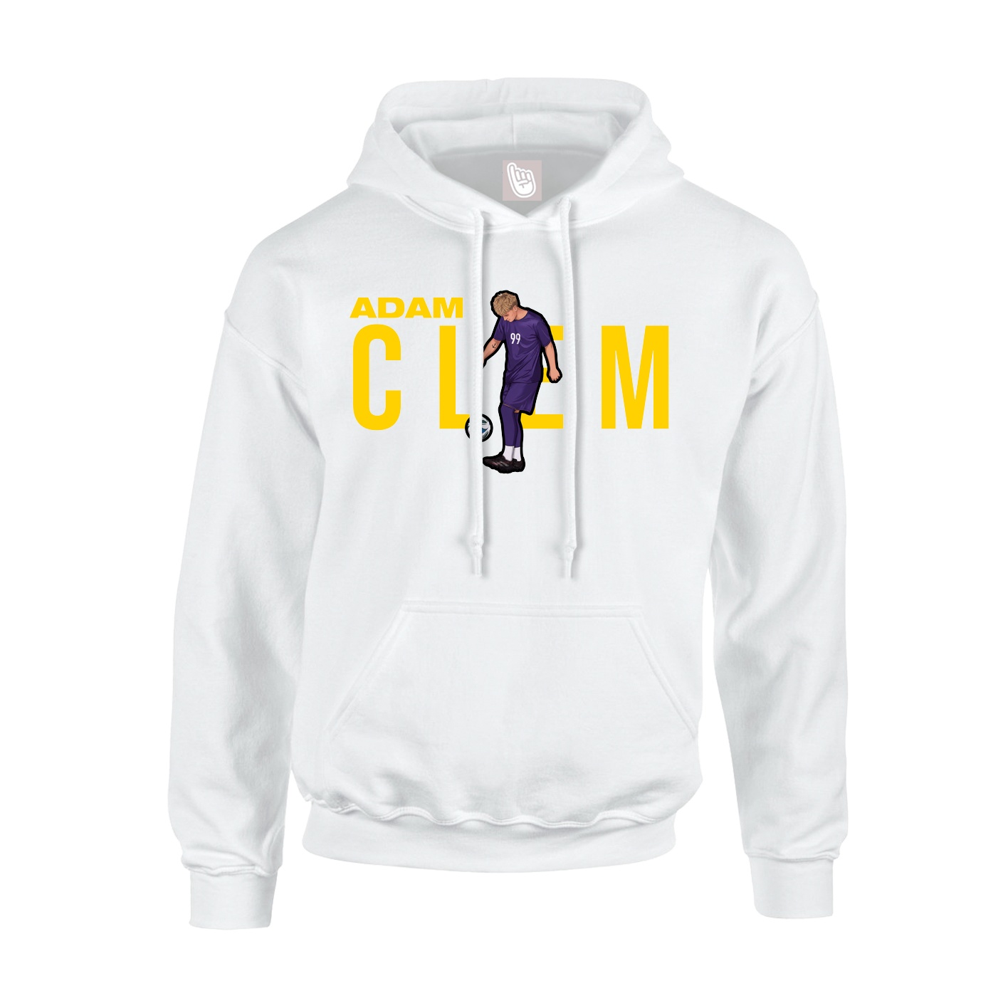 Hoodie — Player Name in White