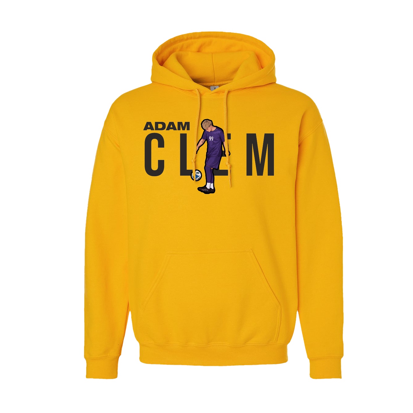 Youth Hoodie — Player Name in Gold