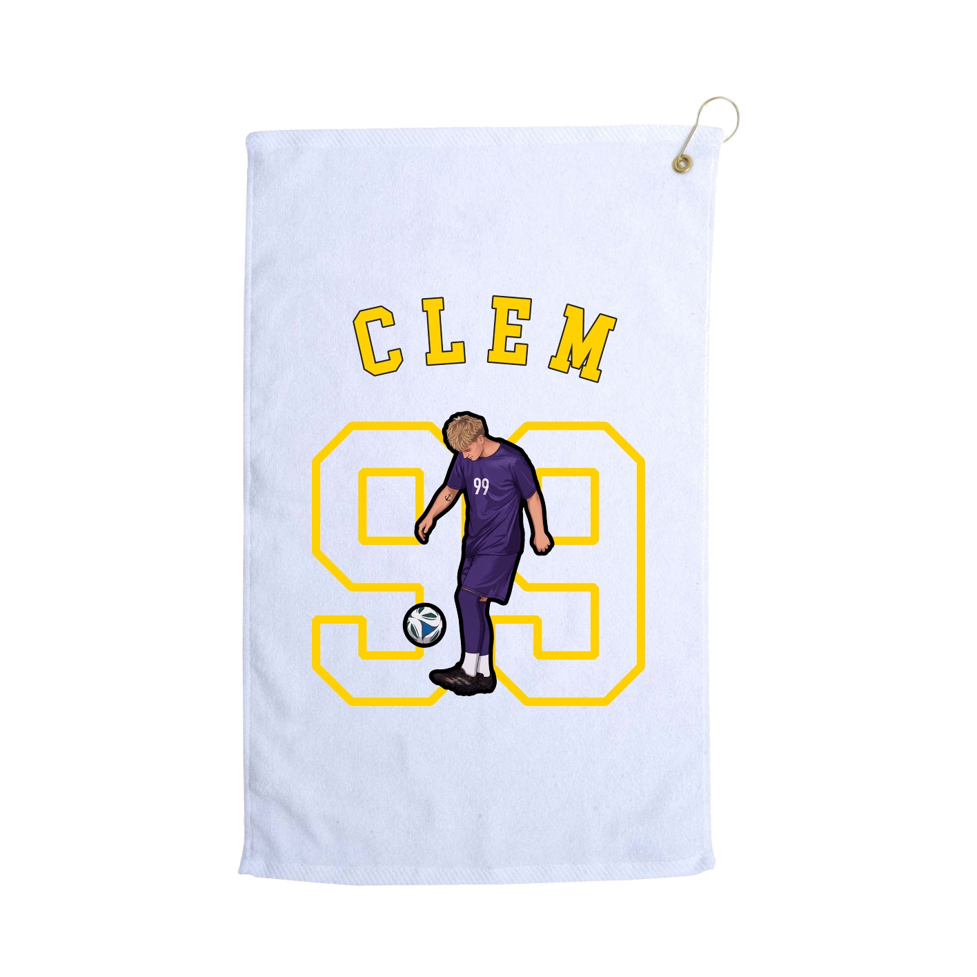 Golf Towel — Shirsey Arch in White