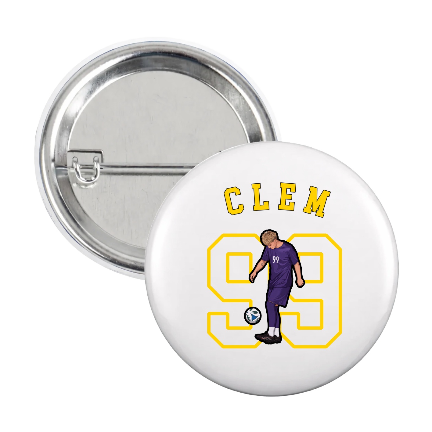 Game Day Button — Shirsey Arch in White