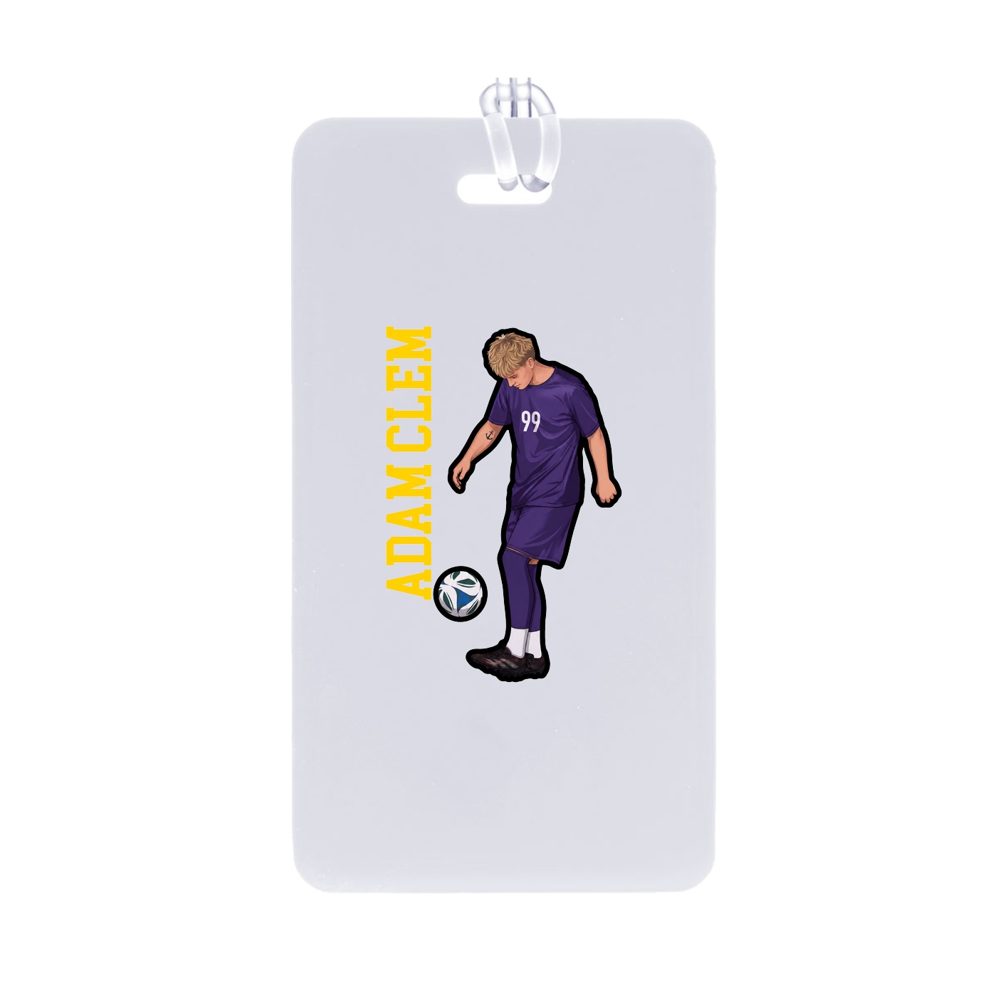 Bag Tag — Name Vertical in Classic