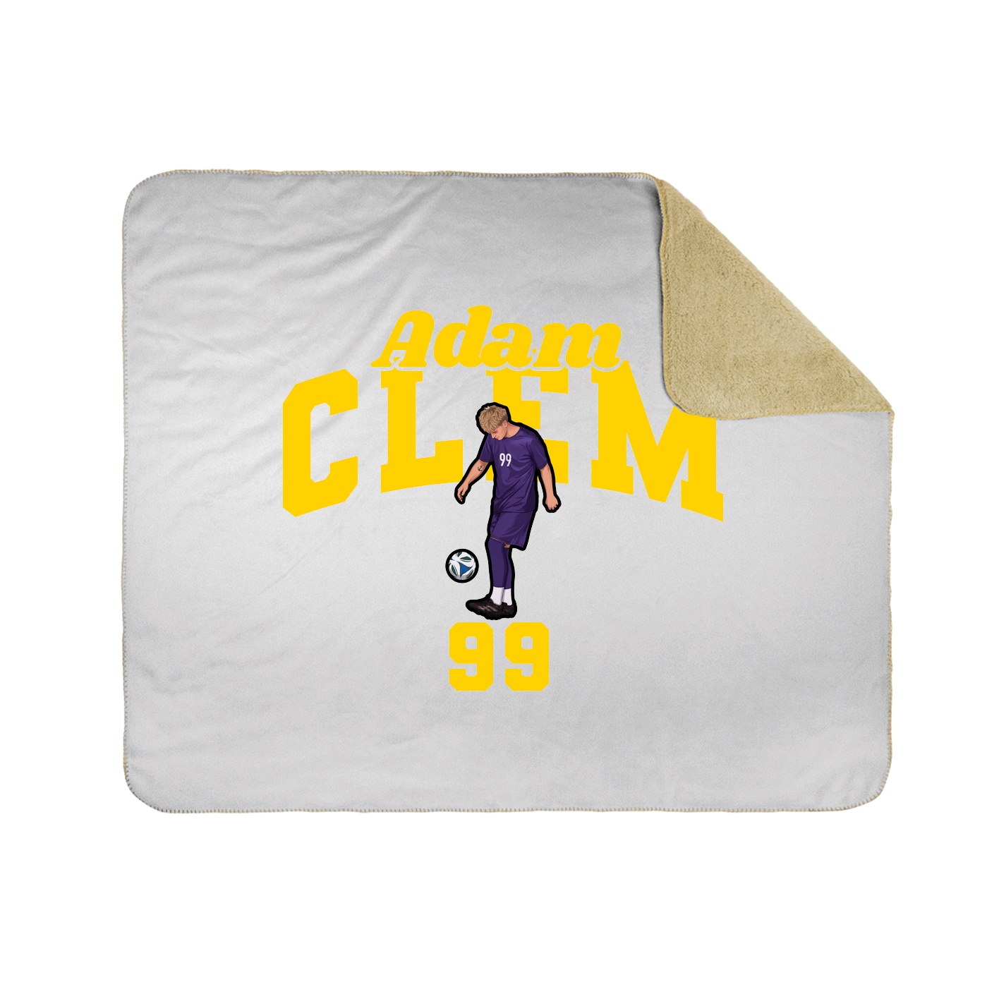 Throw Blanket — Signature Arch in White