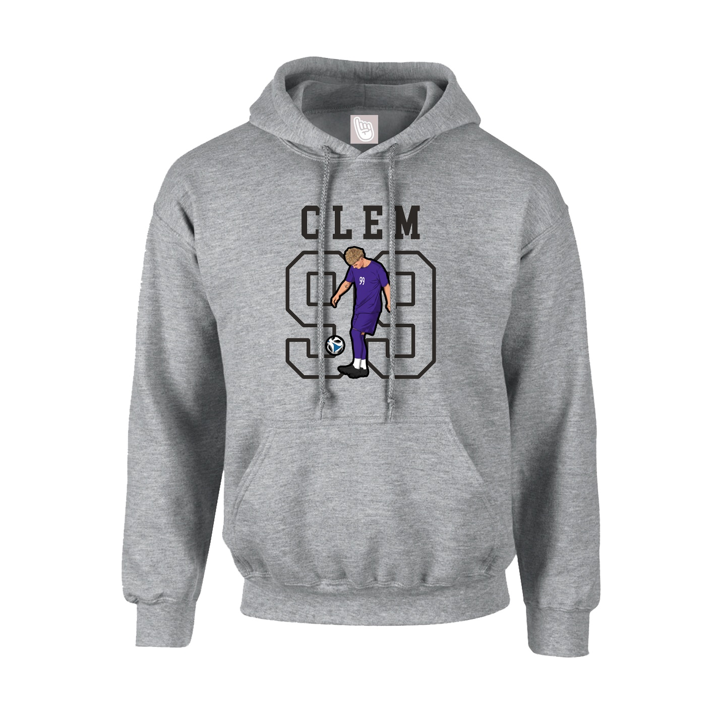 Hoodie — Shirsey in Grey