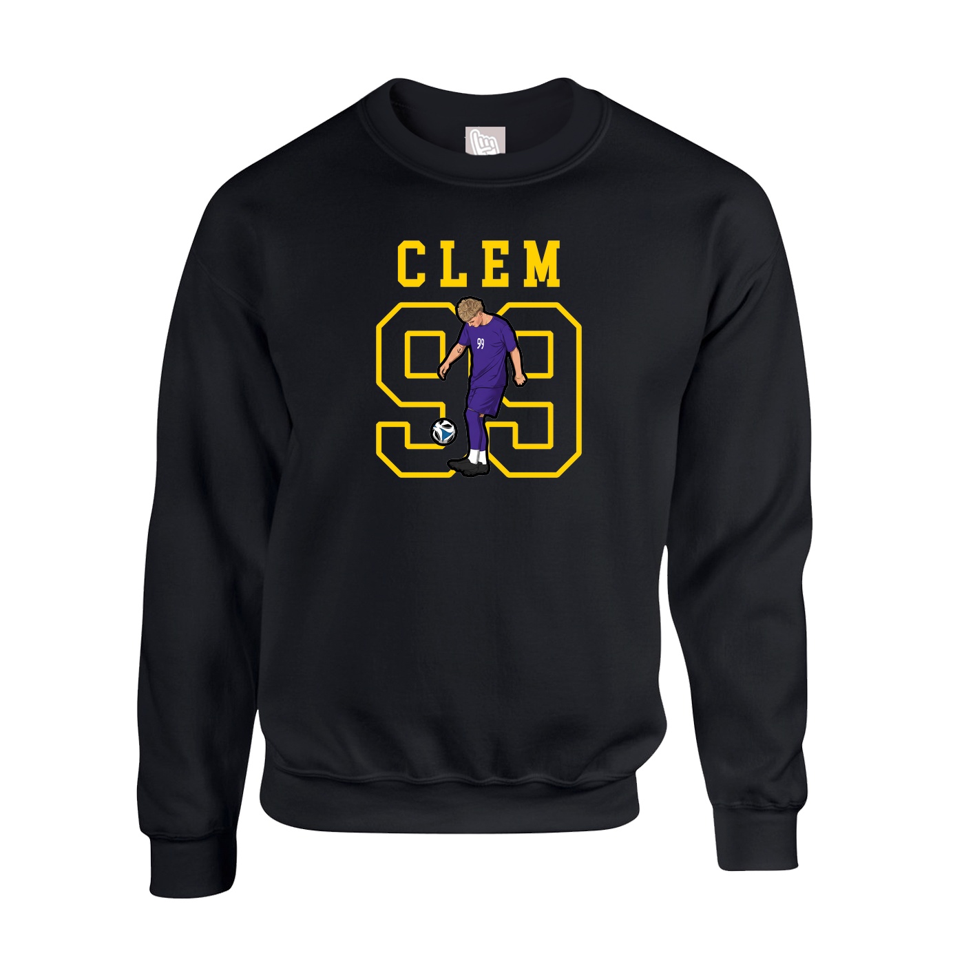 Fleece Crew — Shirsey in Black