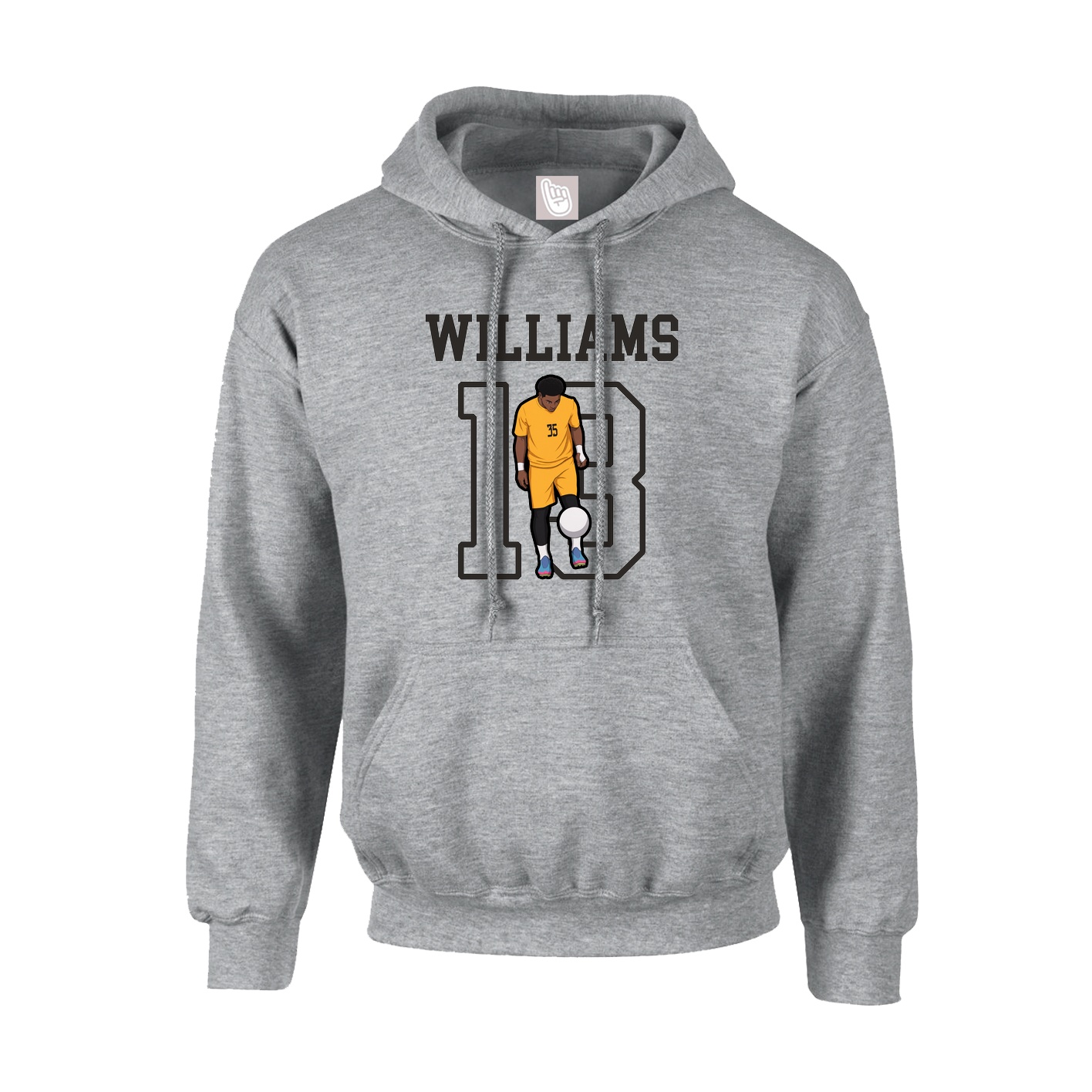 Hoodie — Shirsey in Grey