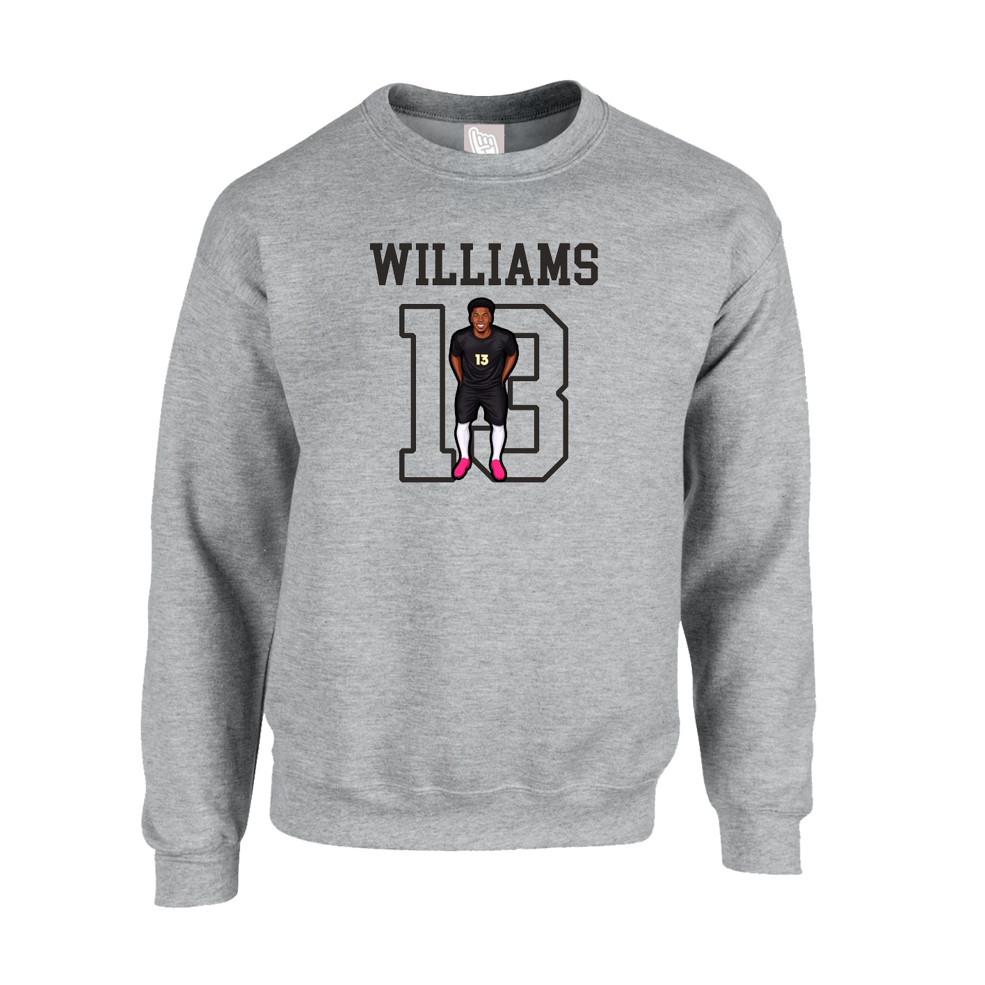 Fleece Crew — Shirsey in Grey