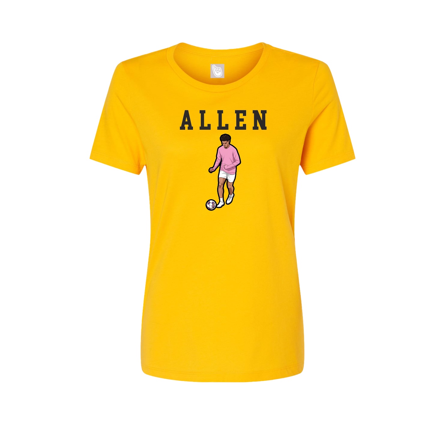 Fitted Women's Tee — Shirsey in Gold