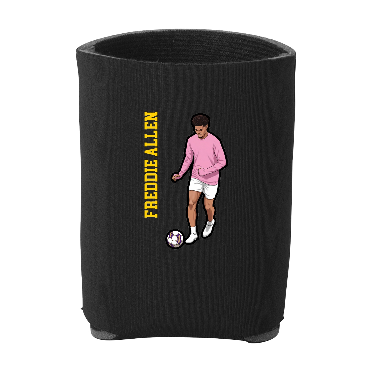 Can Holder — Name Vertical in Black