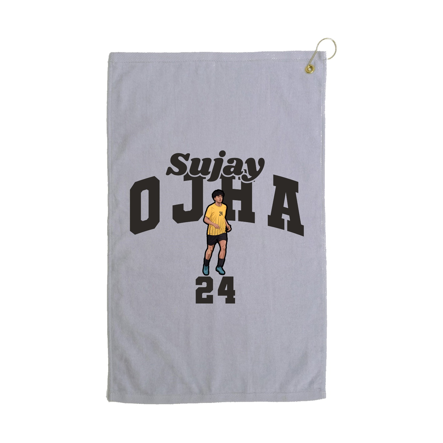 Golf Towel — Signature Arch in Grey