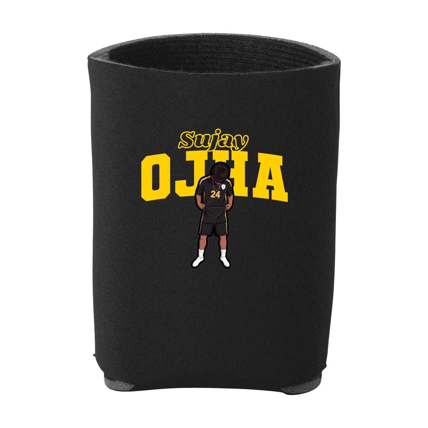 Can Holder — Name Arch in Black