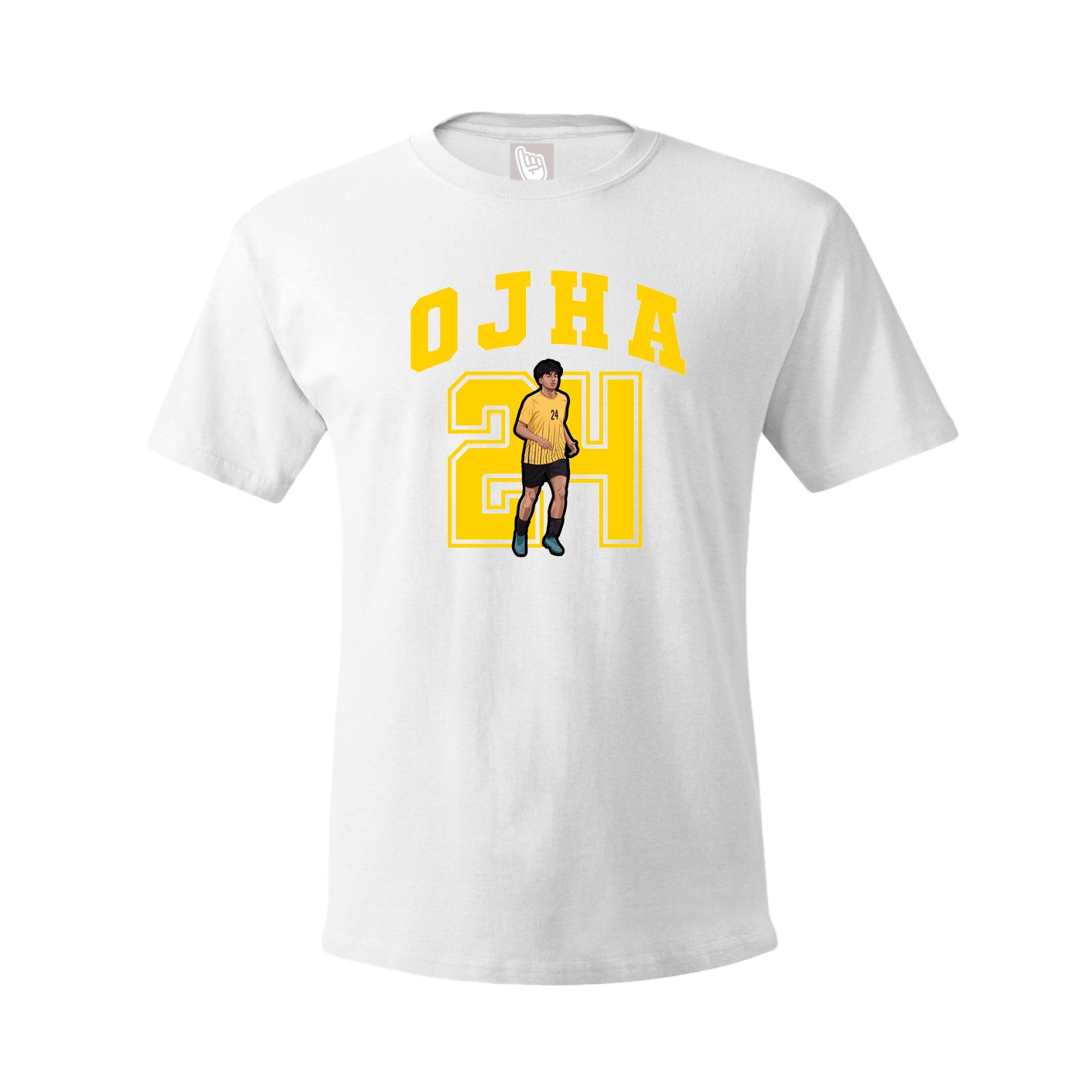 Tee — Number in White