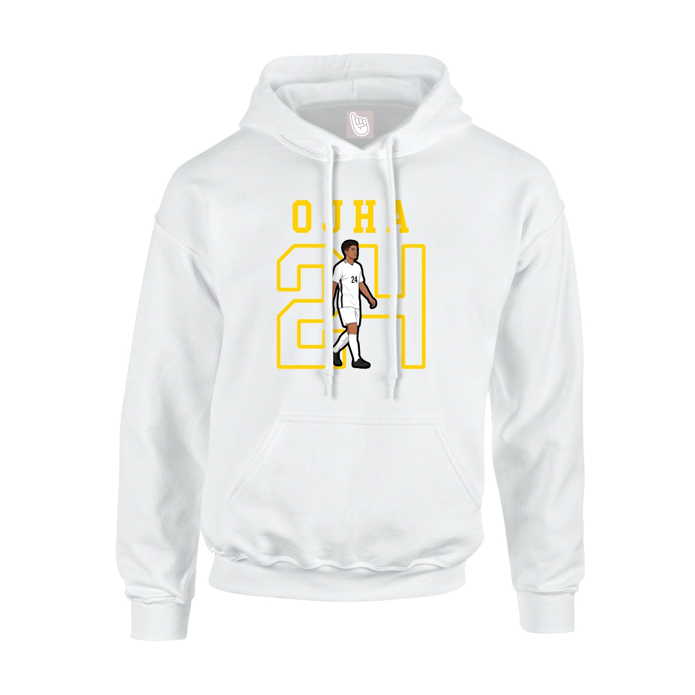 Hoodie — Shirsey in White