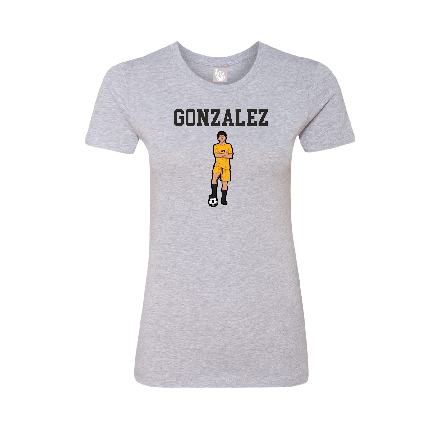 Fitted Women's Tee — Shirsey in Grey