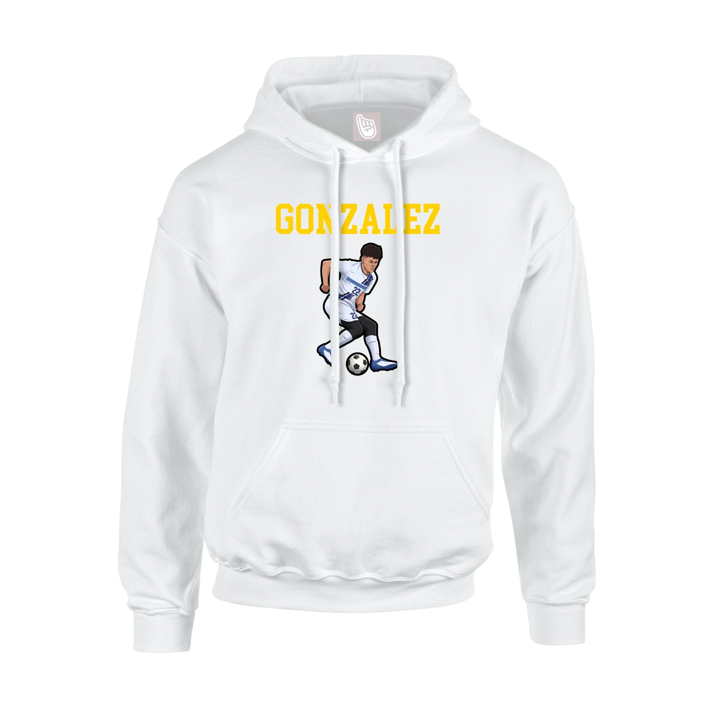 Hoodie — Shirsey in White