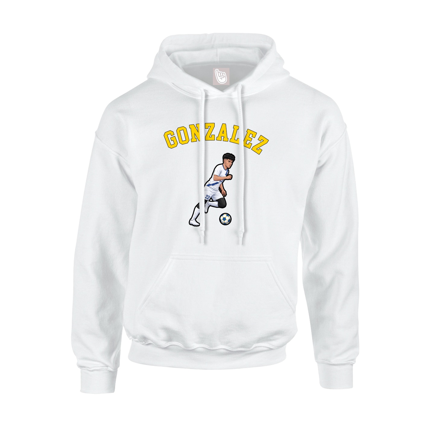 Hoodie — Shirsey Arch in White
