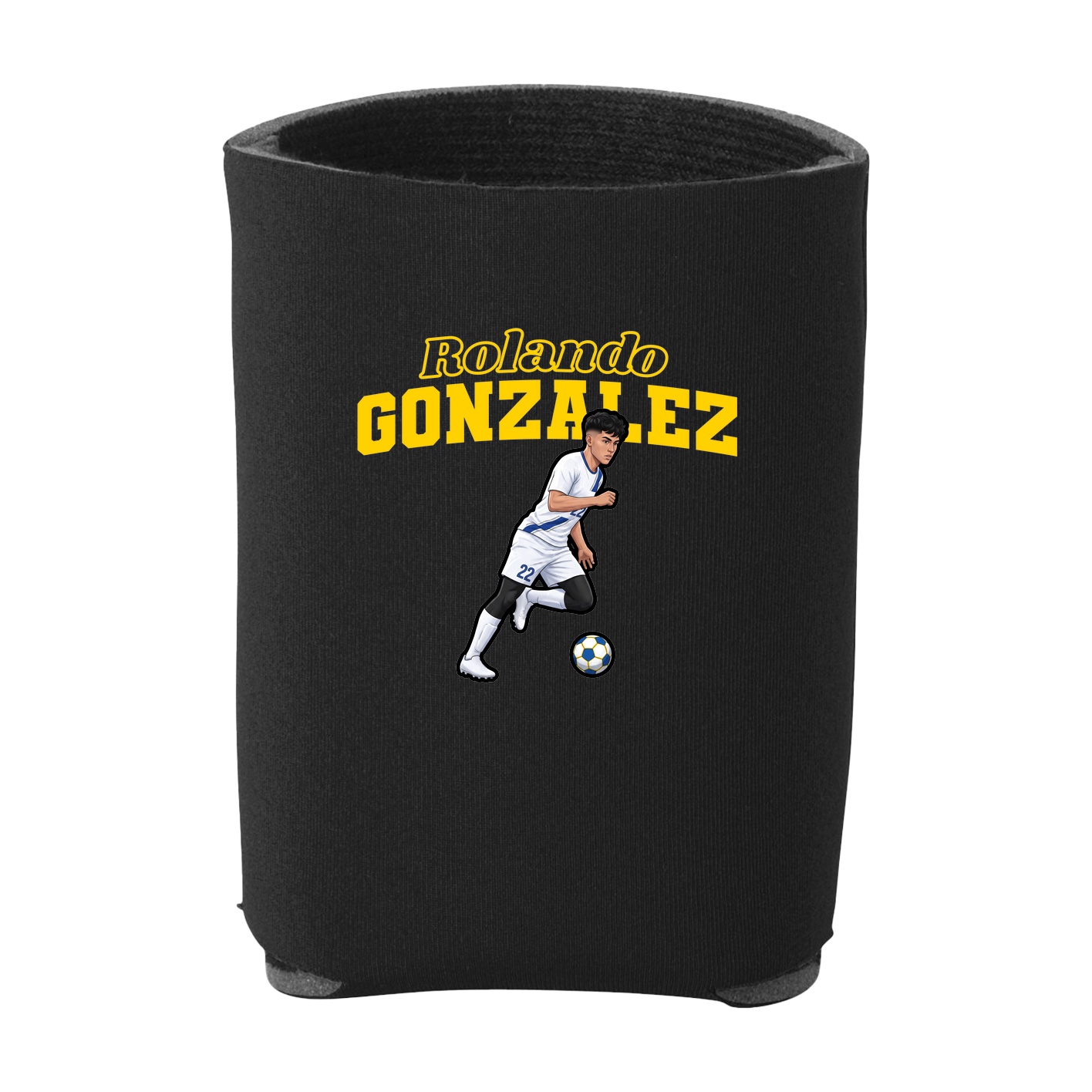 Can Holder — Name Arch in Black