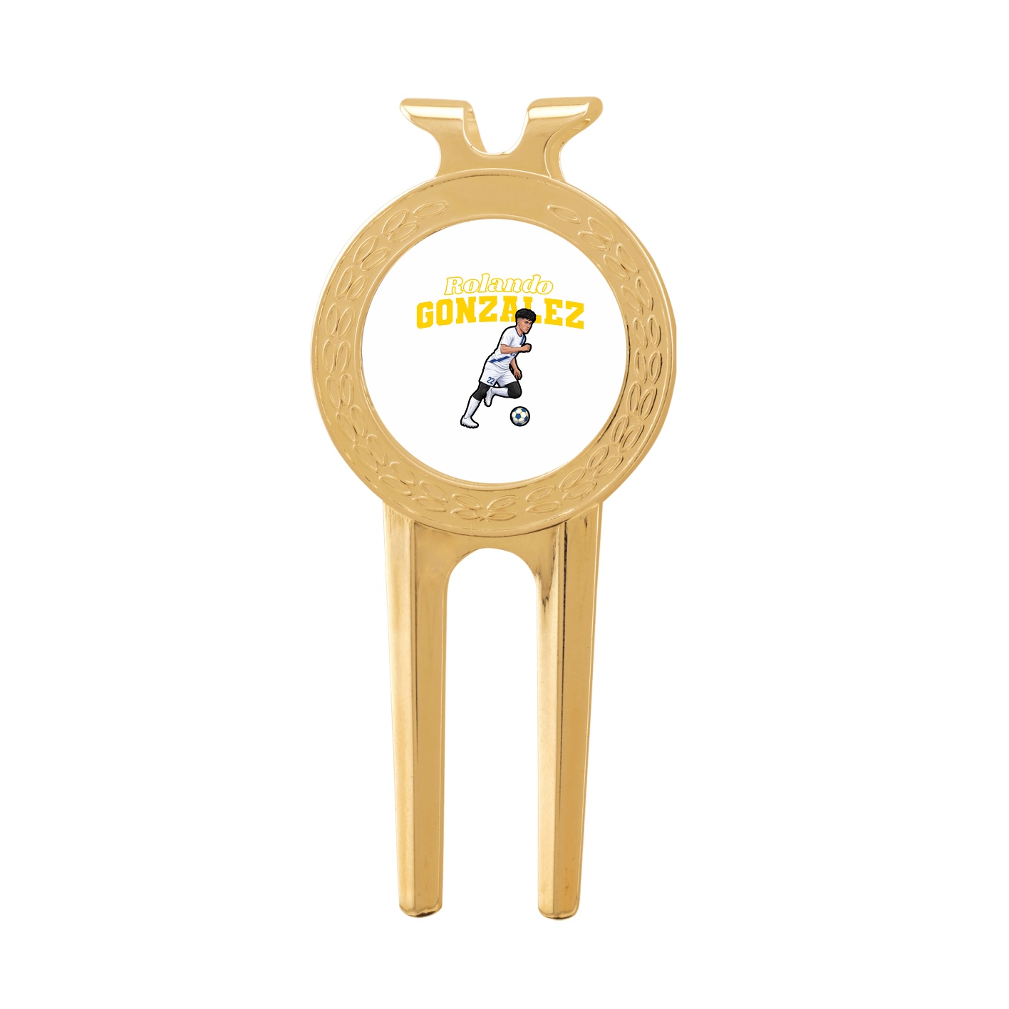 Divot Tool with Ball Marker — Name Arch in Classic