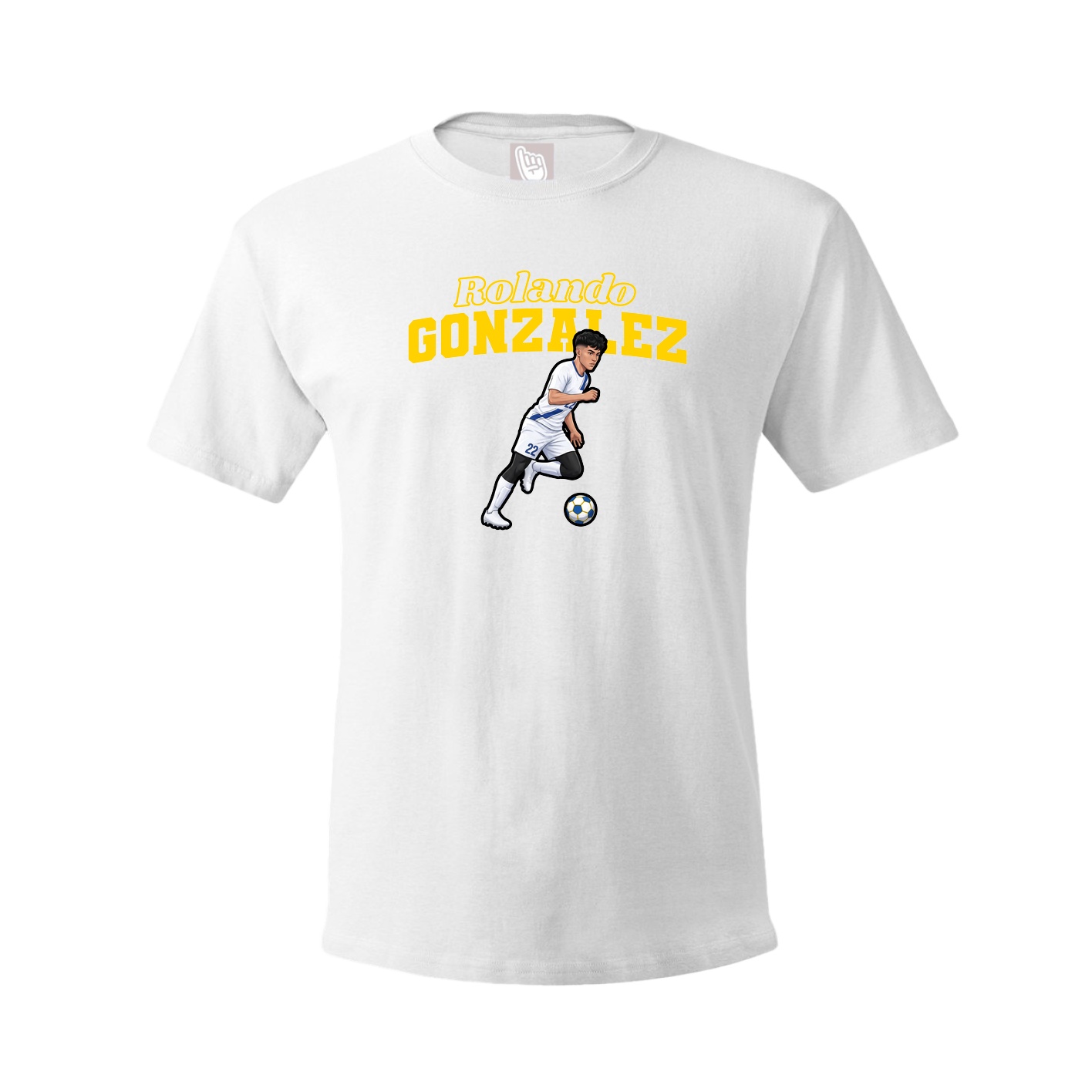 Tee — Name Arch in White
