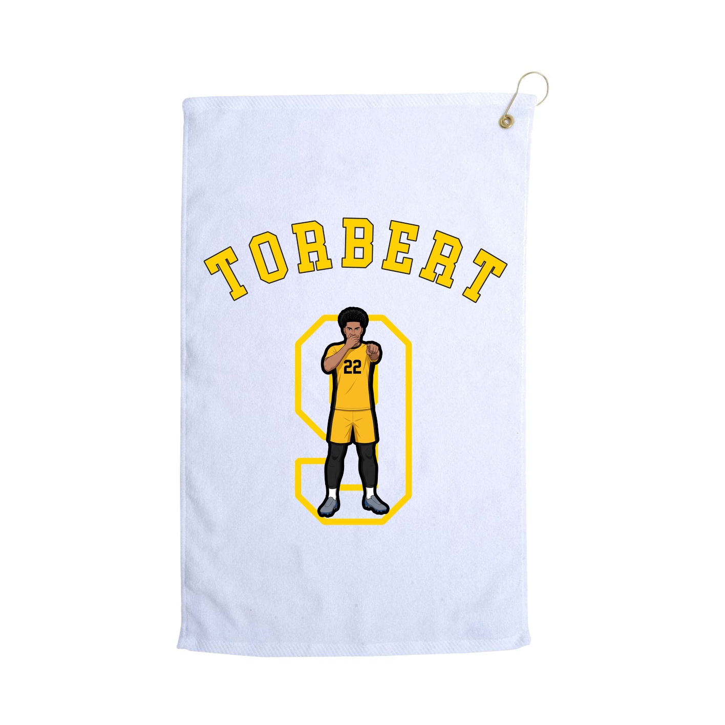 Golf Towel — Shirsey Arch in White