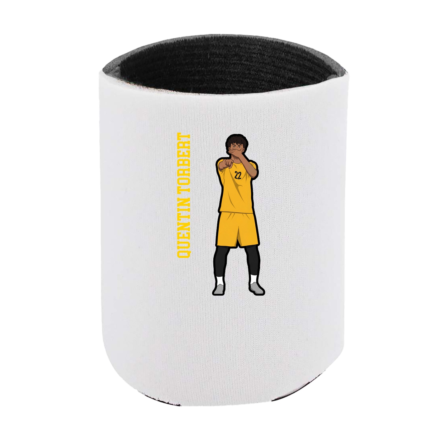 Can Holder — Name Vertical in White