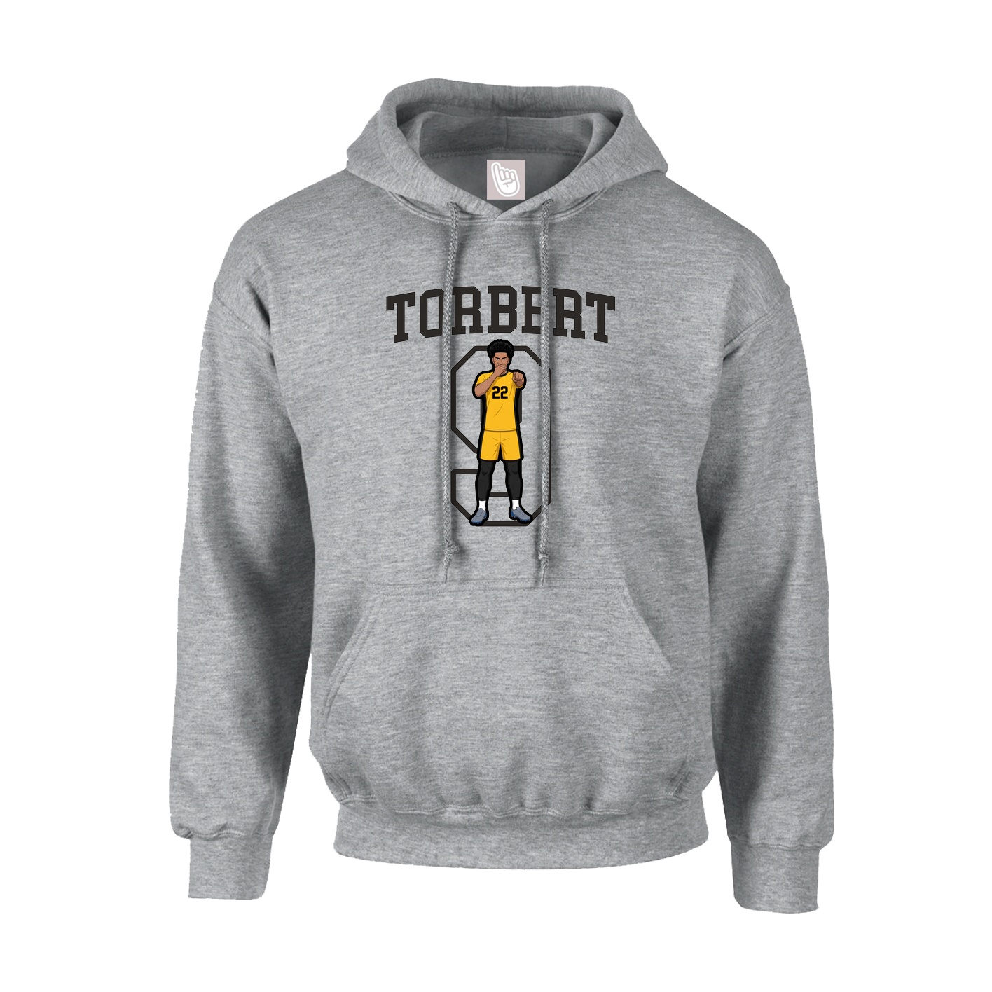 Hoodie — Shirsey in Grey